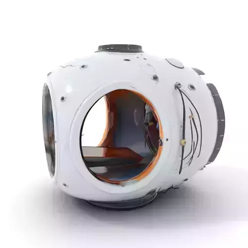 Futuristic Lighting Sphere Model Pack Low-poly 3D model