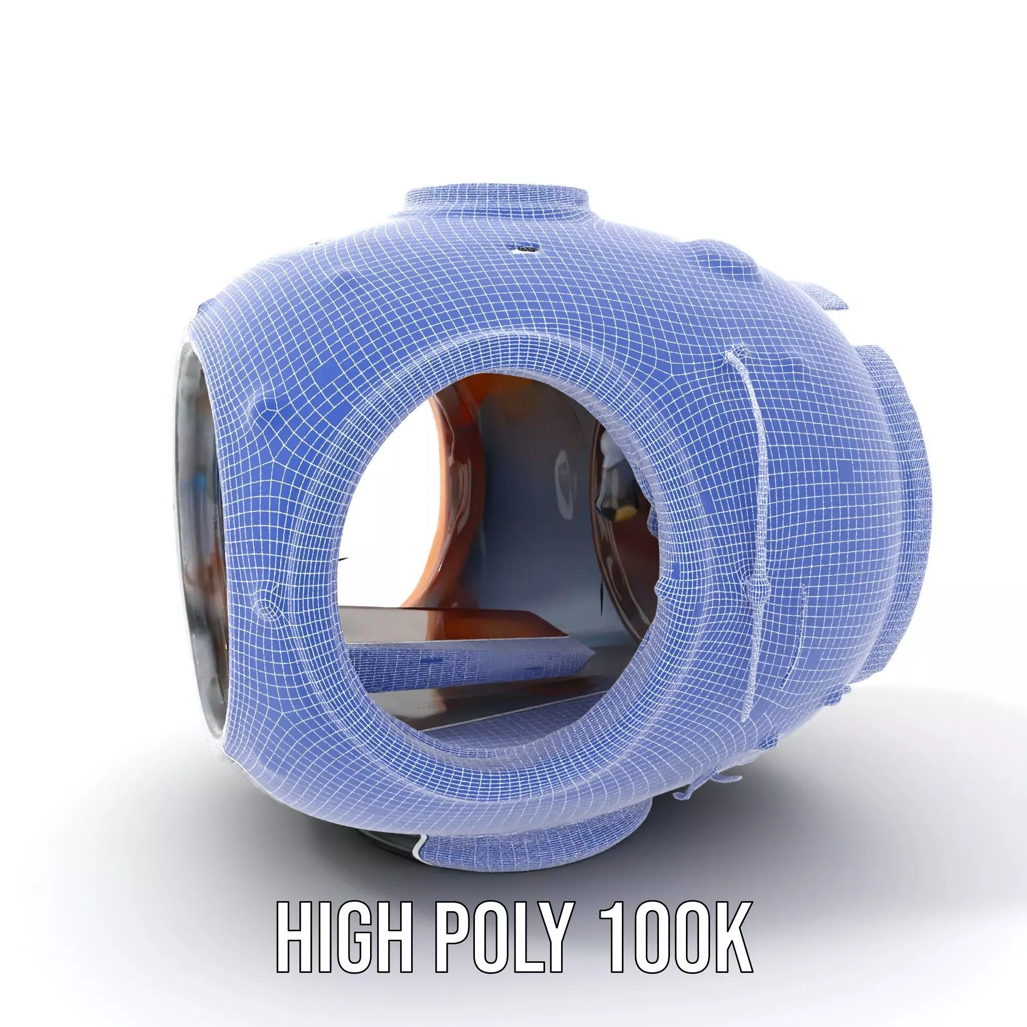 Futuristic Lighting Sphere Model Pack Low-poly 3D model_4