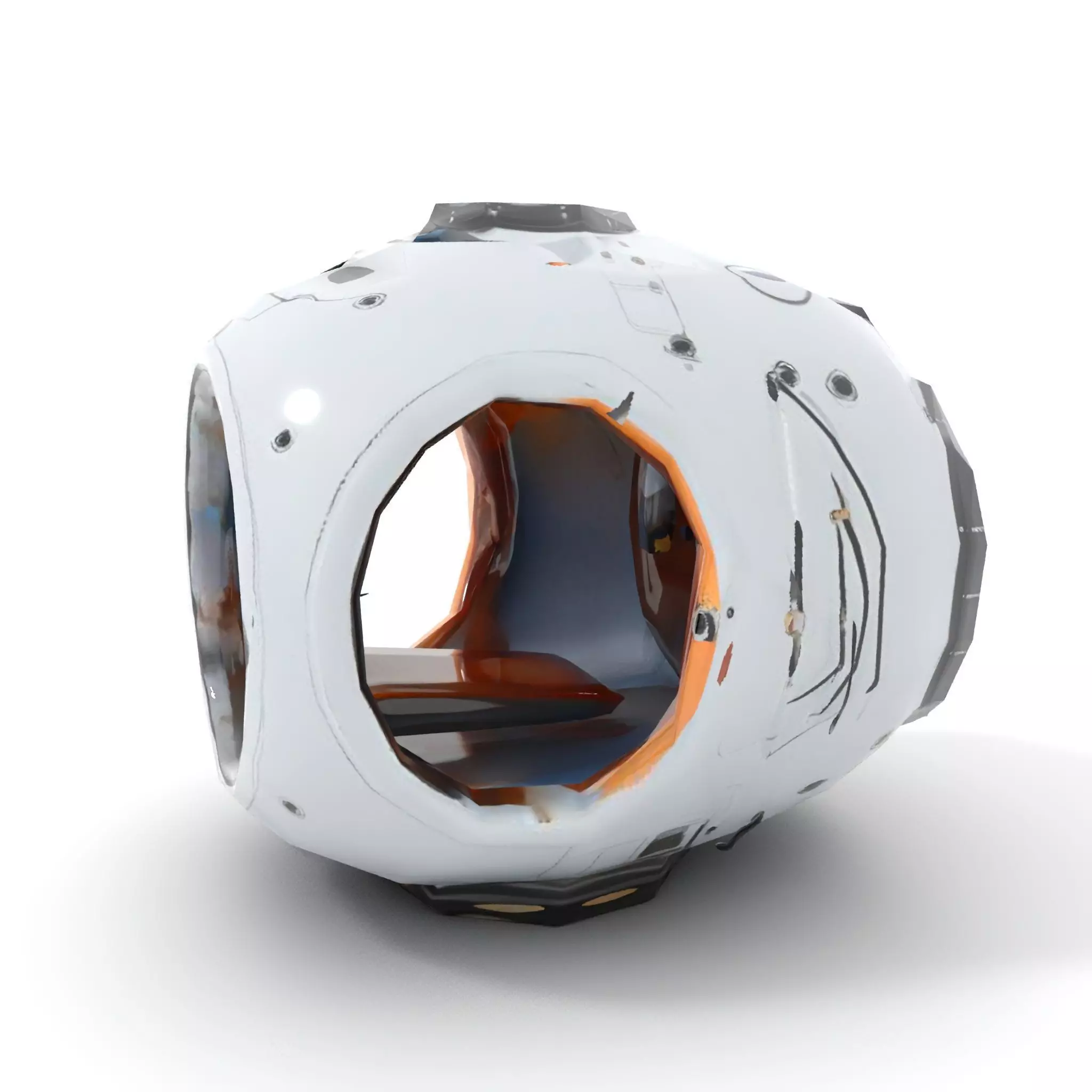 Futuristic Lighting Sphere Model Pack Low-poly 3D model_14