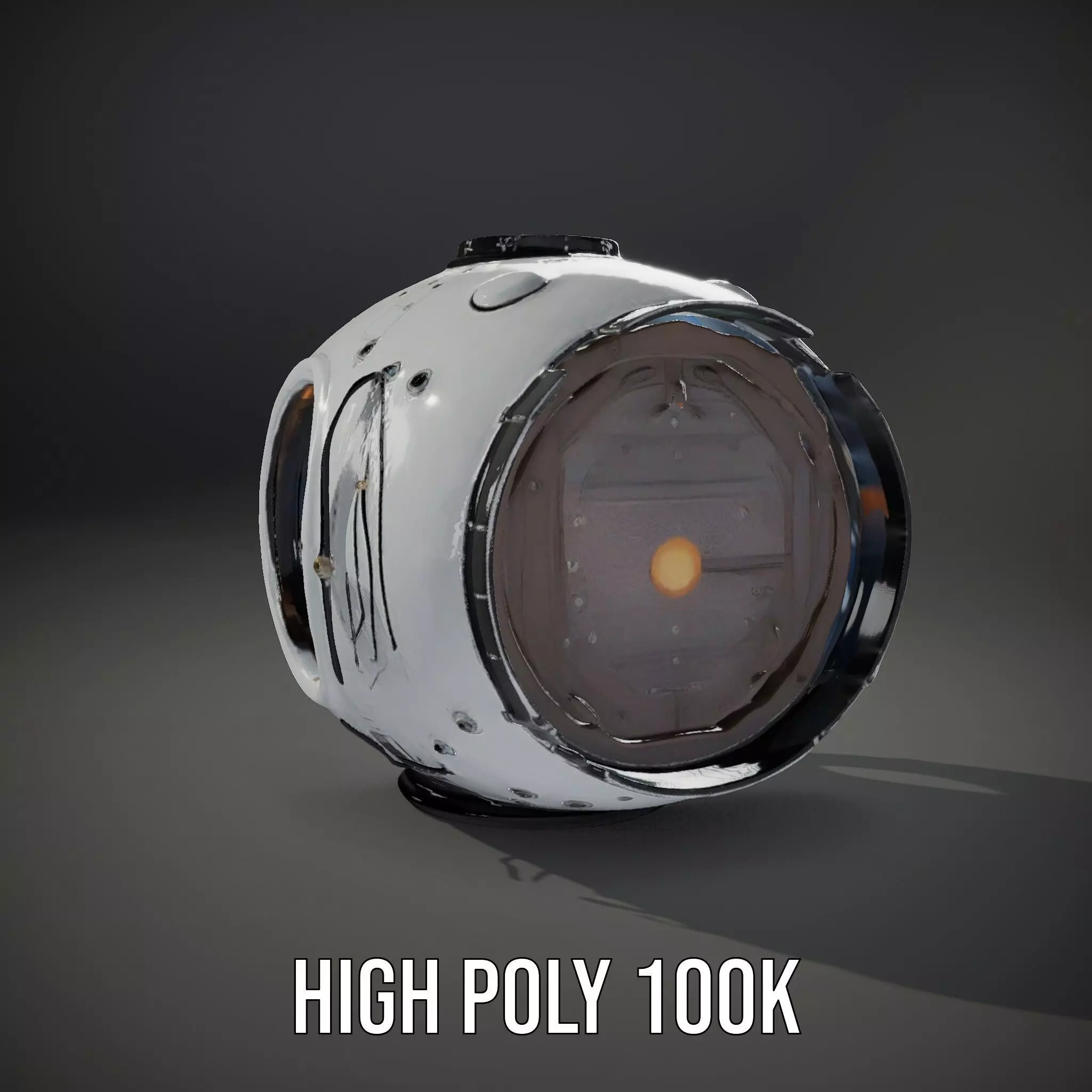 Futuristic Lighting Sphere Model Pack Low-poly 3D model_8