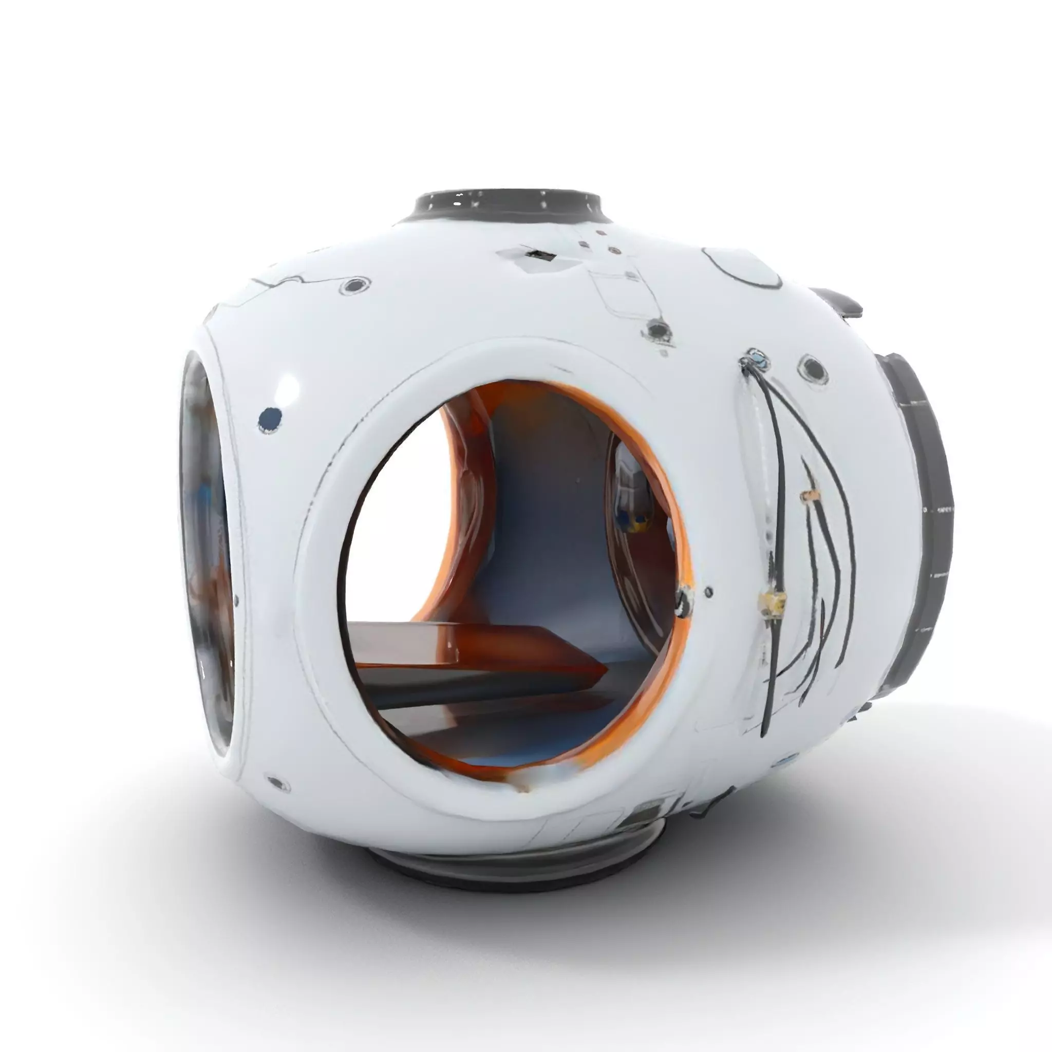 Futuristic Lighting Sphere Model Pack Low-poly 3D model_6