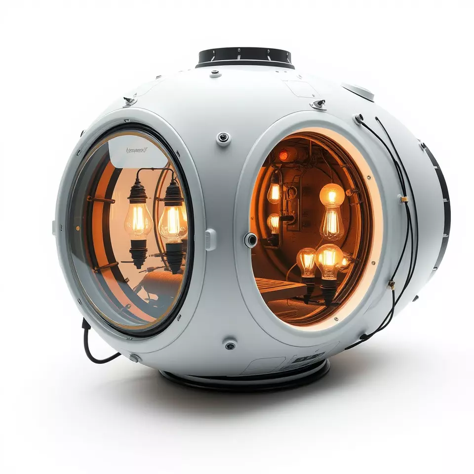 Futuristic Lighting Sphere Model Pack Low-poly 3D model_2