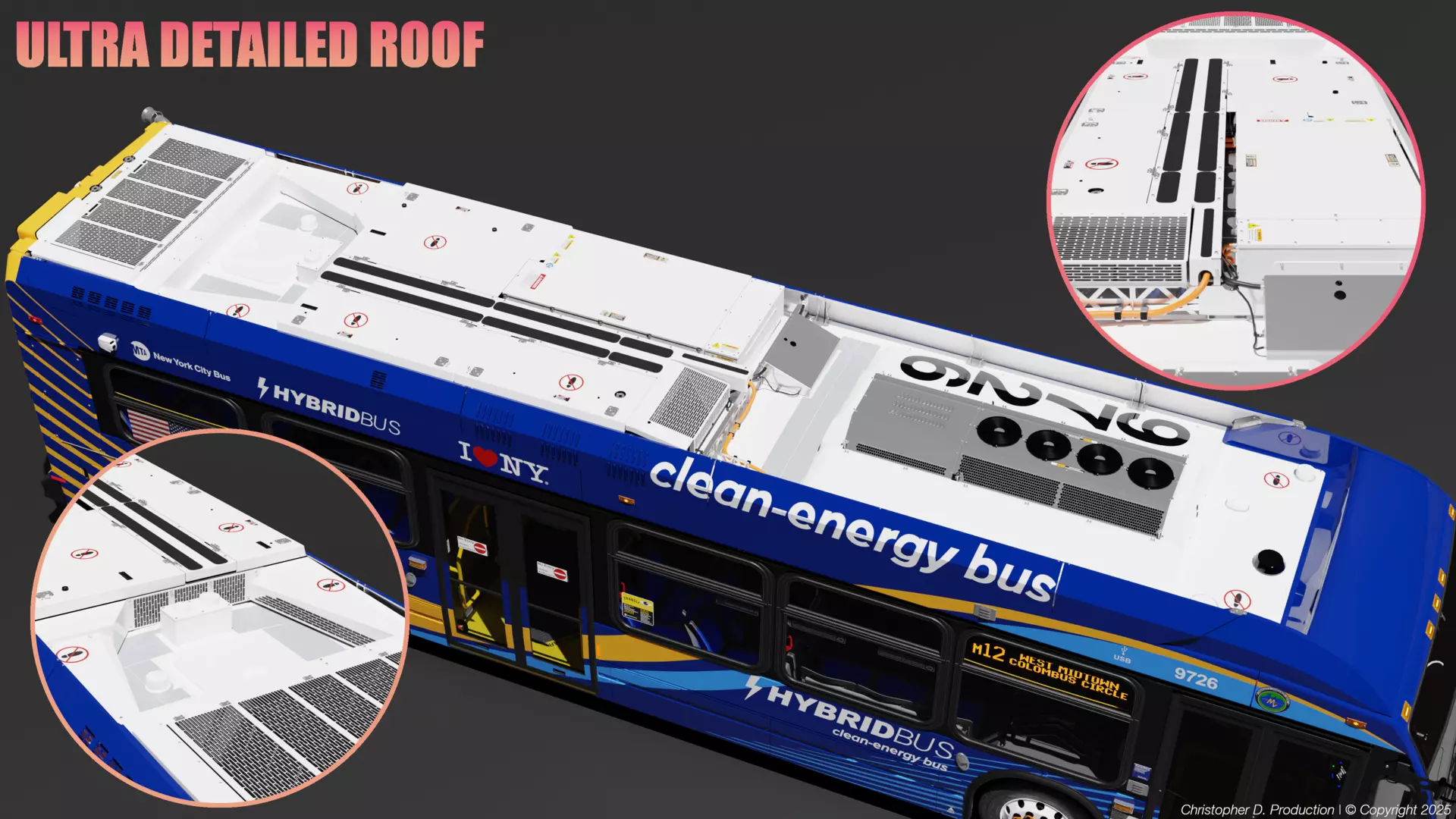 MTA Volvo Group 4th Gen NovaBus LFS Low Floor System Bus PACK 3D model_13
