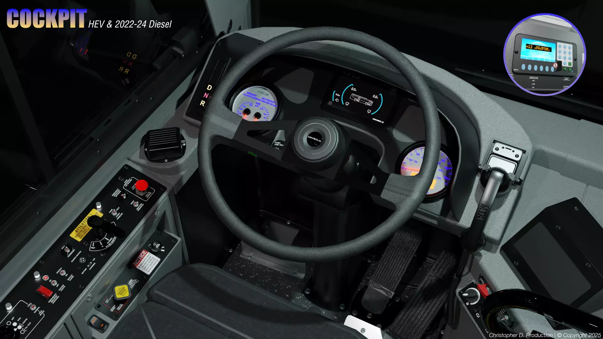 MTA Volvo Group 4th Gen NovaBus LFS Low Floor System Bus PACK 3D model_16