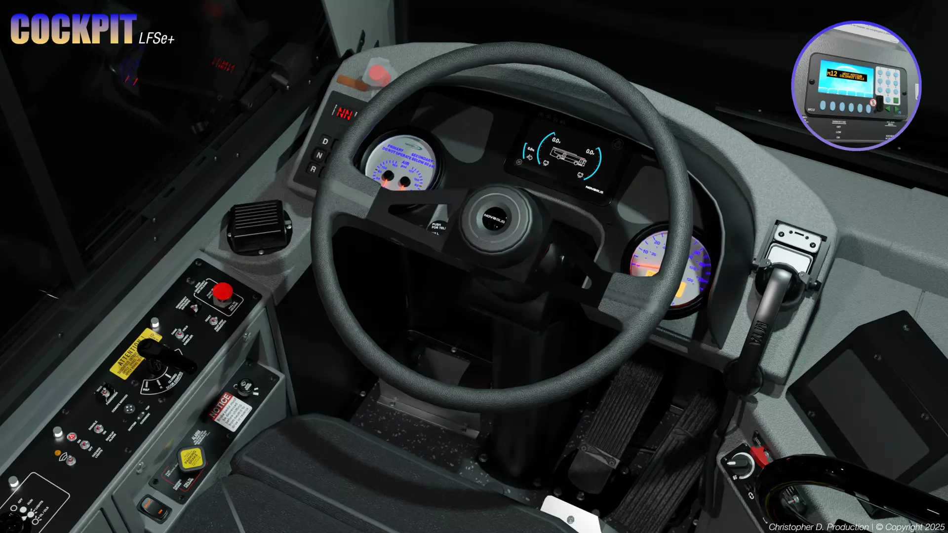 MTA Volvo Group 4th Gen NovaBus LFS Low Floor System Bus PACK 3D model_27