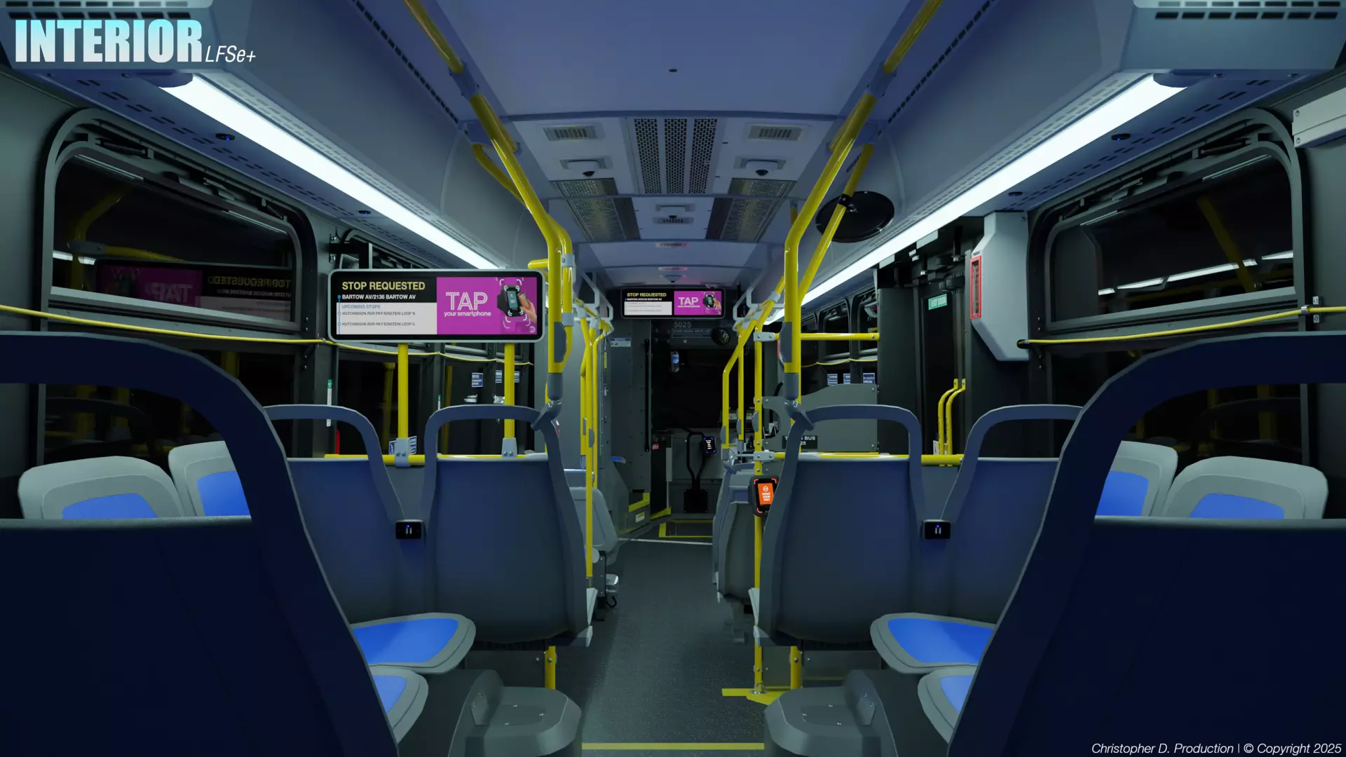 MTA Volvo Group 4th Gen NovaBus LFS Low Floor System Bus PACK 3D model_25