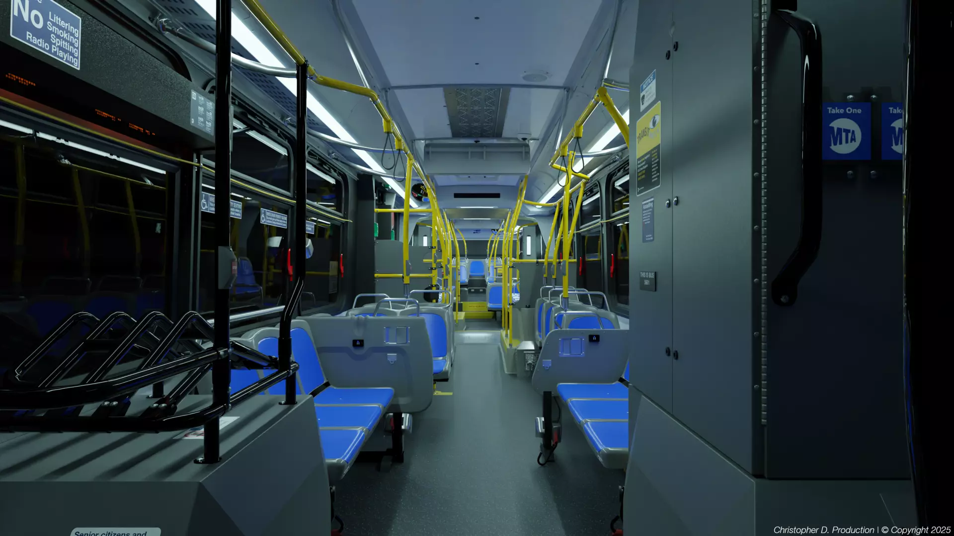 MTA Volvo Group 4th Gen NovaBus LFS Low Floor System Bus PACK 3D model_32