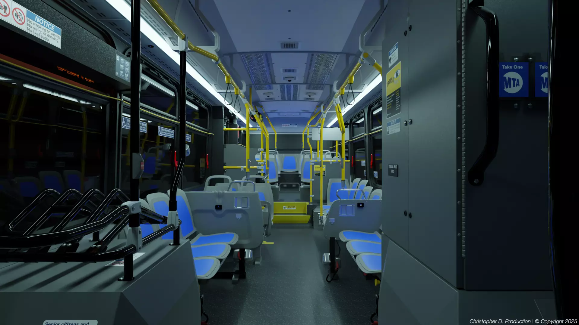 MTA Volvo Group 4th Gen NovaBus LFS Low Floor System Bus PACK 3D model_26