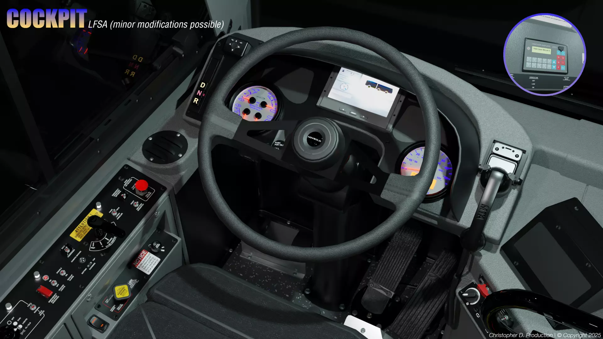 MTA Volvo Group 4th Gen NovaBus LFS Low Floor System Bus PACK 3D model_34