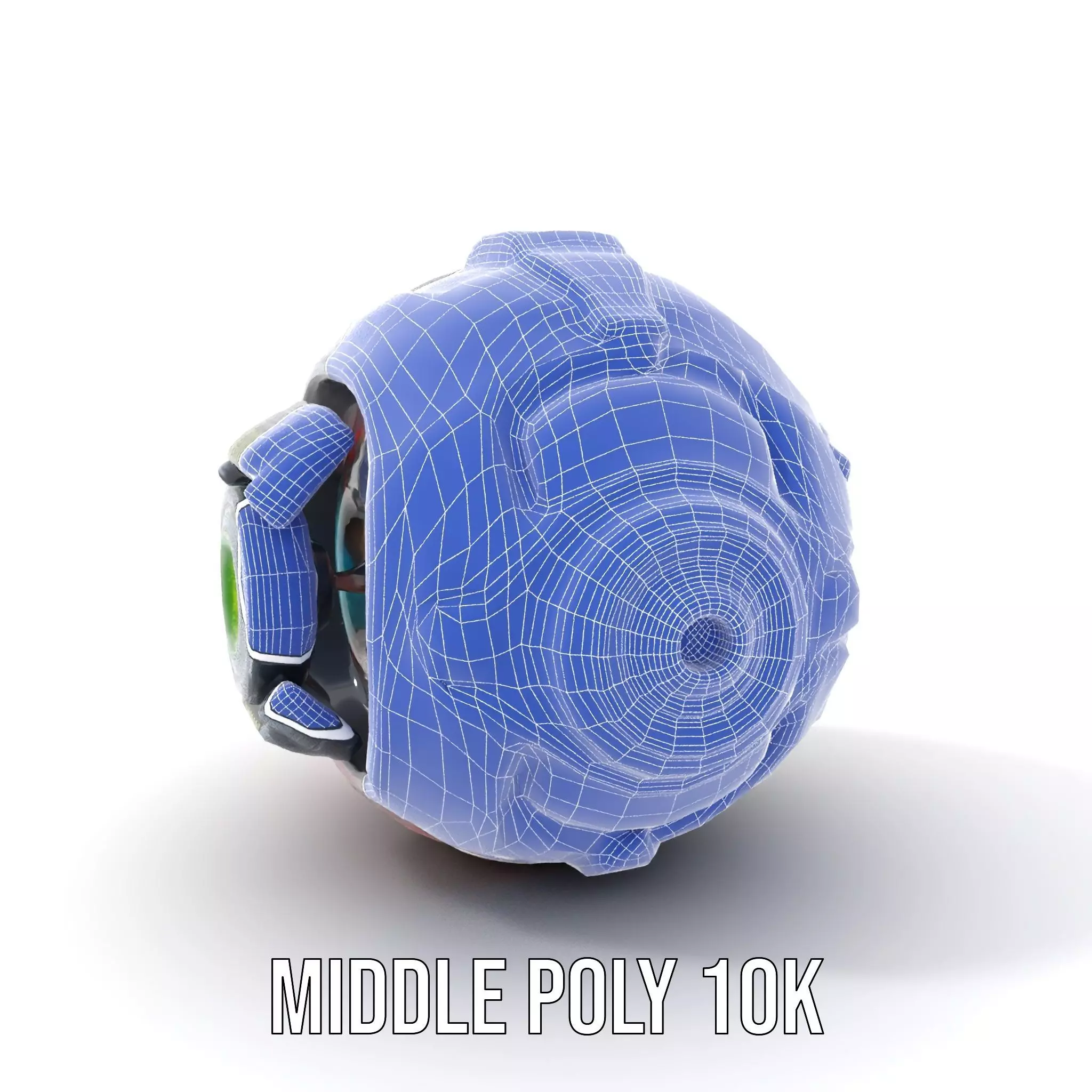 SciFi Drone Model Pack with Futuristic Design Low-poly 3D model_24