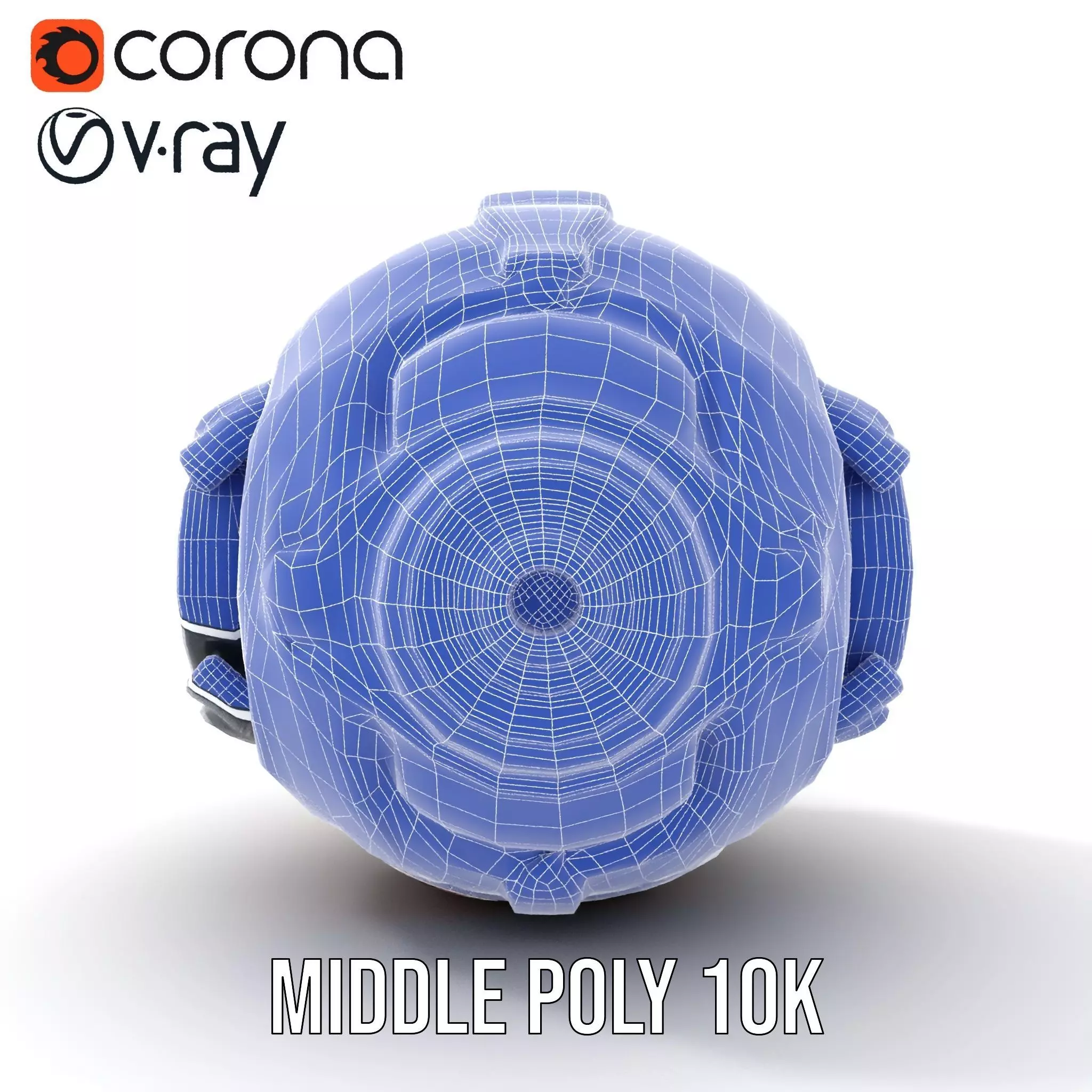 SciFi Drone Model Pack with Futuristic Design Low-poly 3D model_16