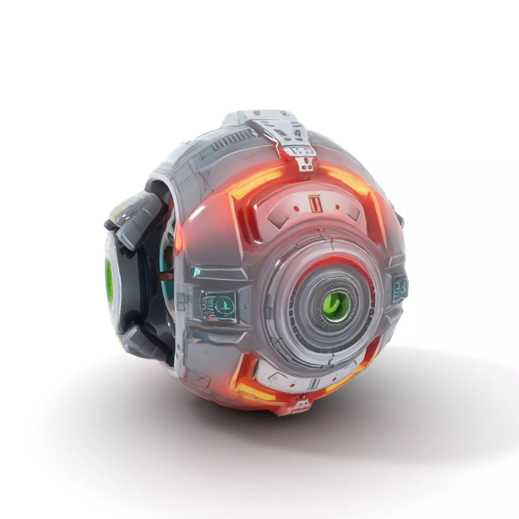 SciFi Drone Model Pack with Futuristic Design Low-poly 3D model_5