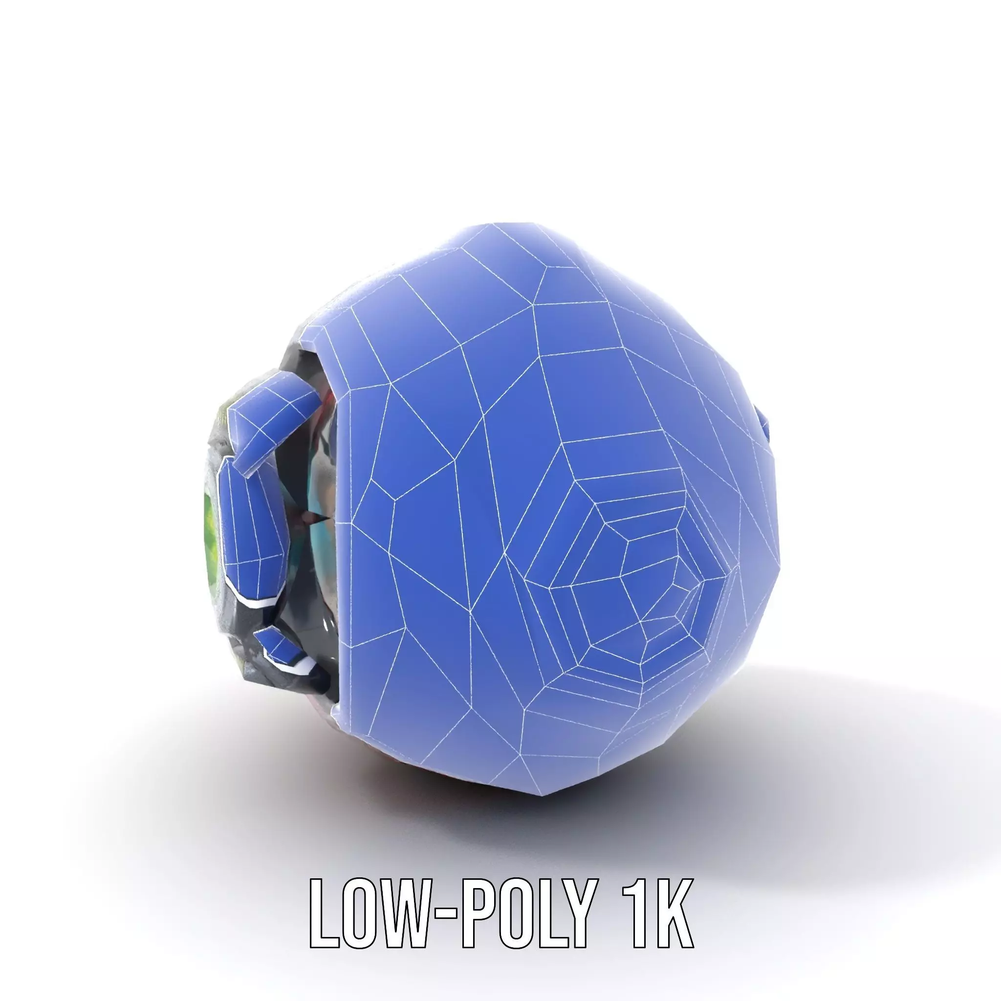 SciFi Drone Model Pack with Futuristic Design Low-poly 3D model_17