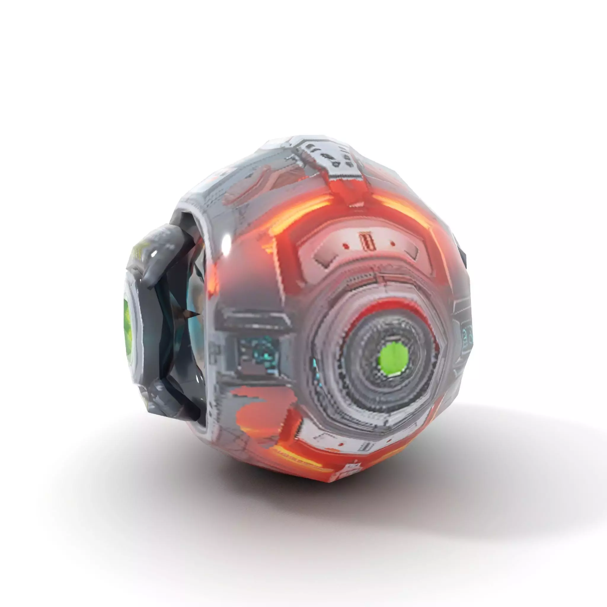 SciFi Drone Model Pack with Futuristic Design Low-poly 3D model_12