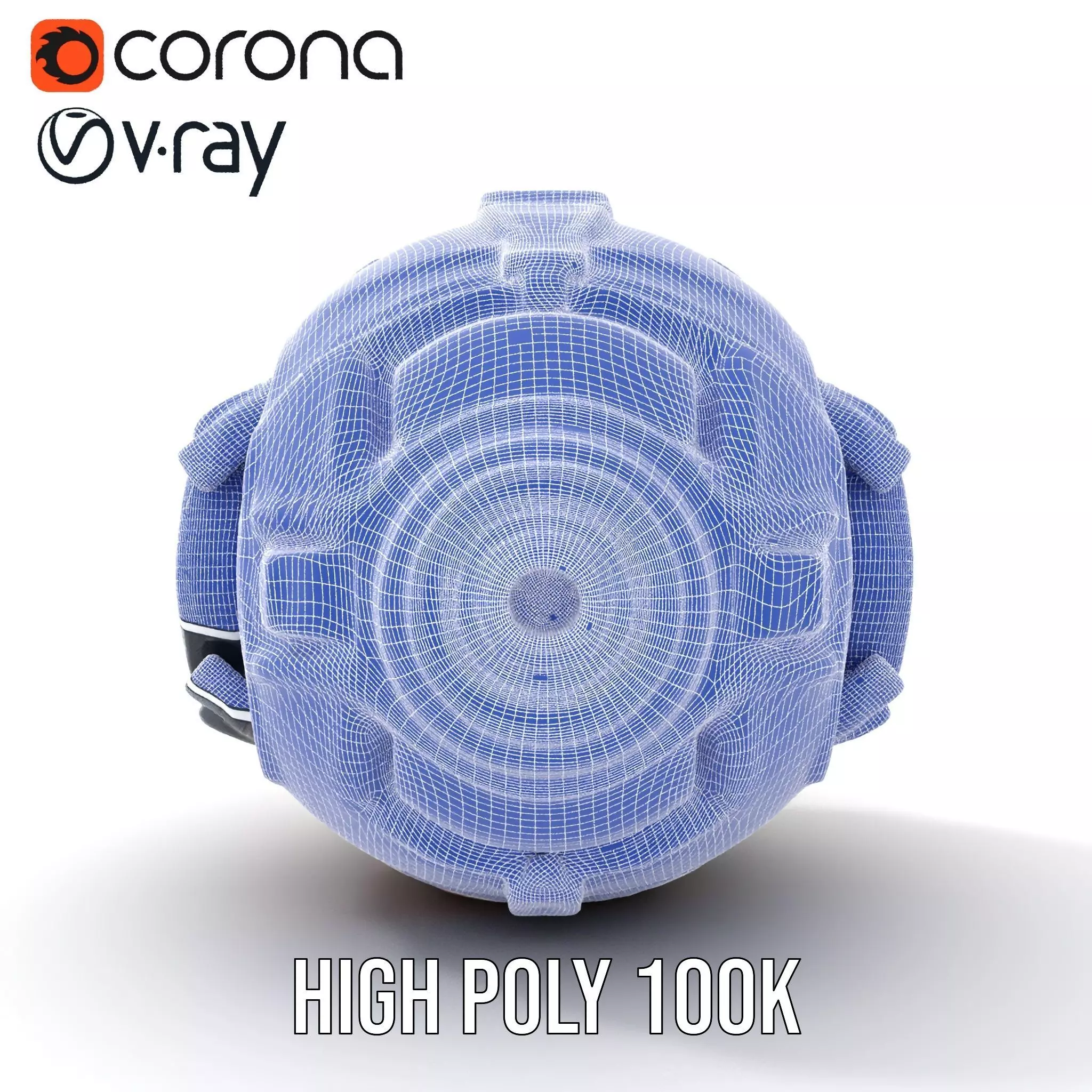 SciFi Drone Model Pack with Futuristic Design Low-poly 3D model_33