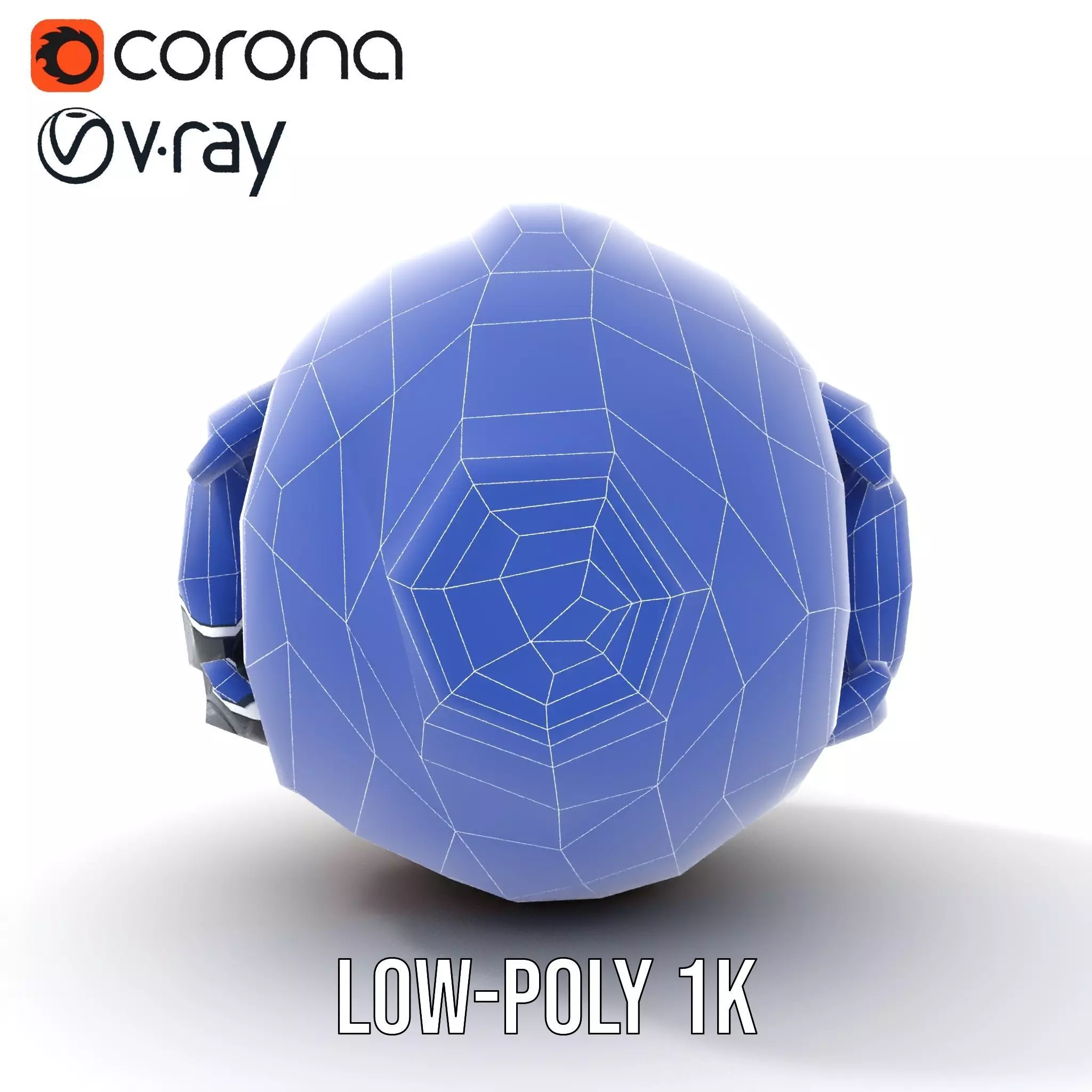 SciFi Drone Model Pack with Futuristic Design Low-poly 3D model_31