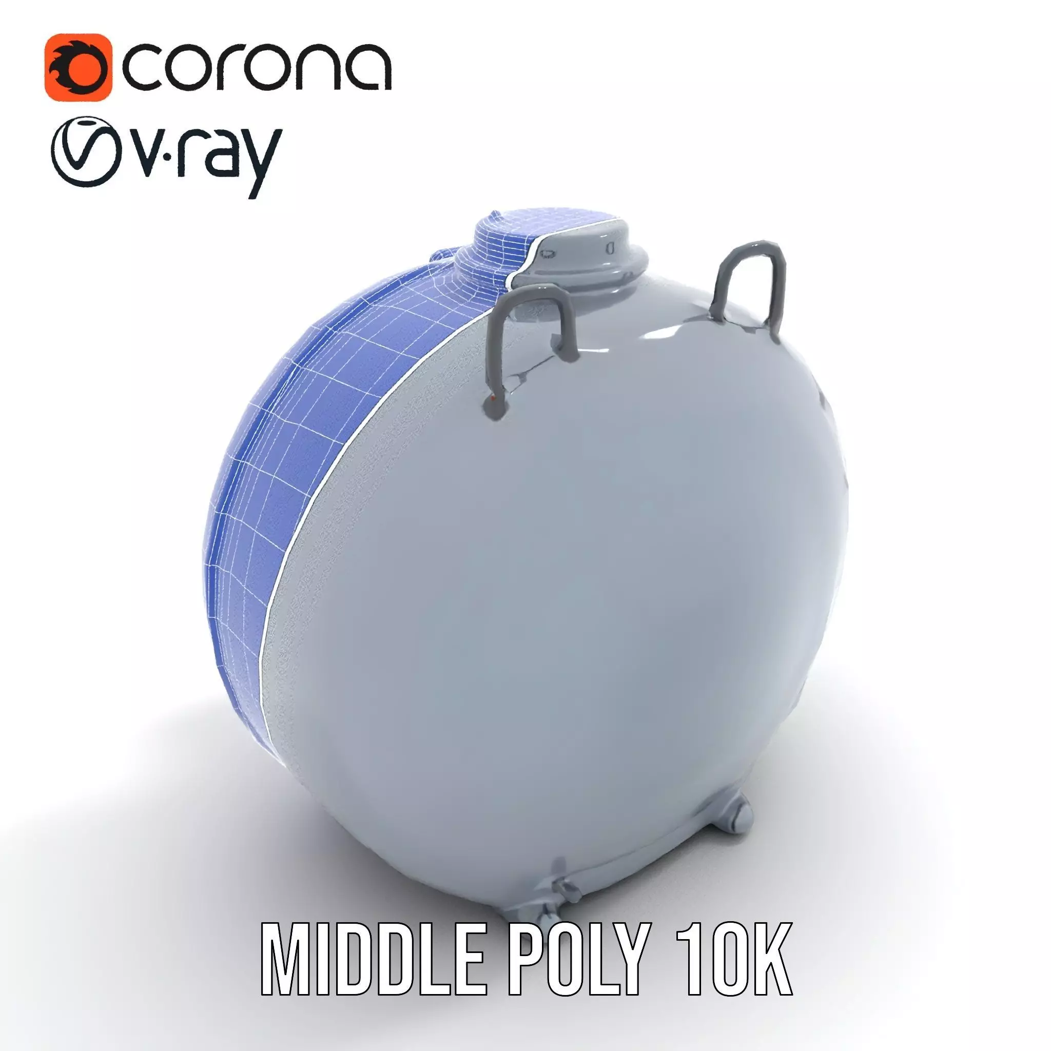 Industrial Vacuum Chamber Lights Model Pack Low-poly 3D model_18