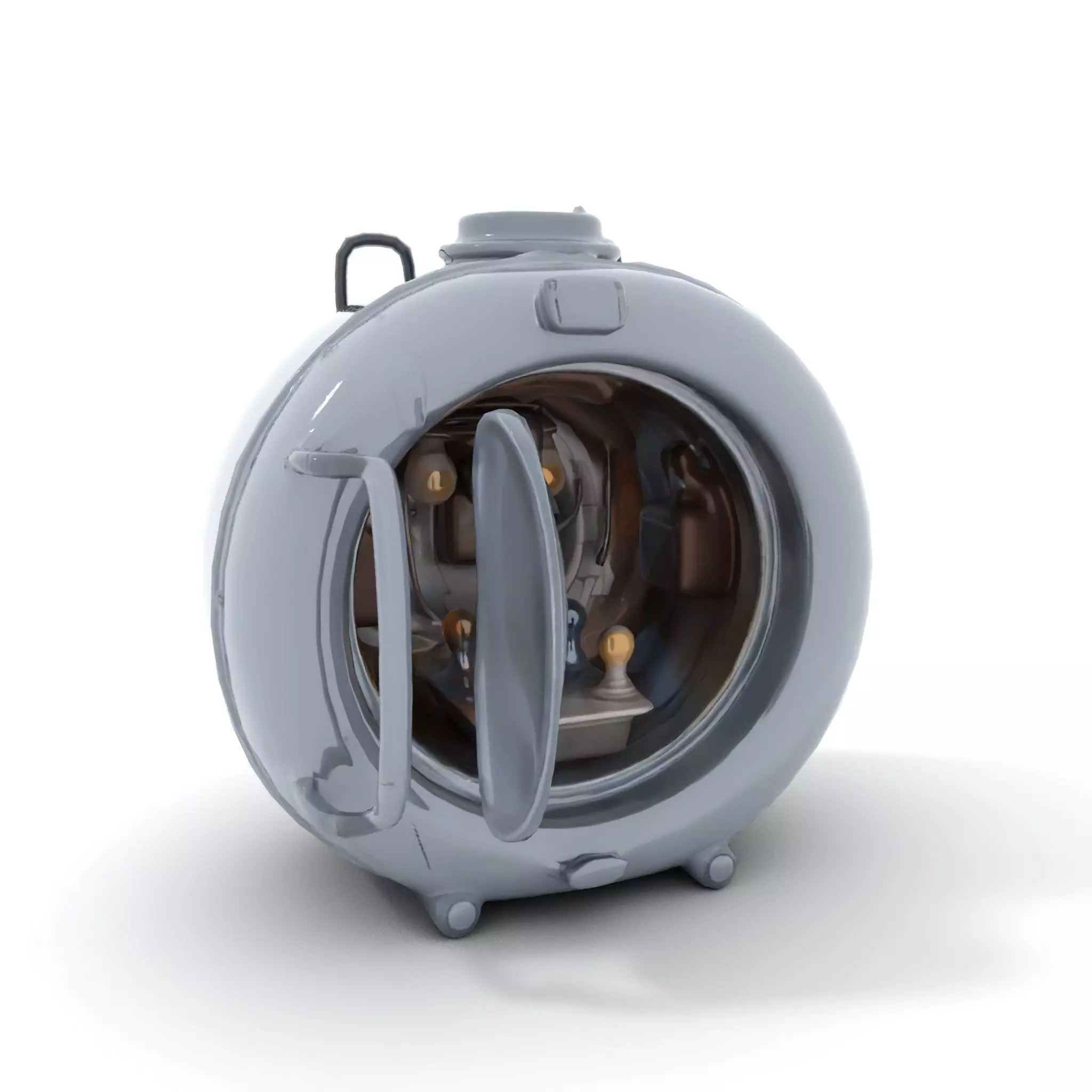 Industrial Vacuum Chamber Lights Model Pack Low-poly 3D model_6