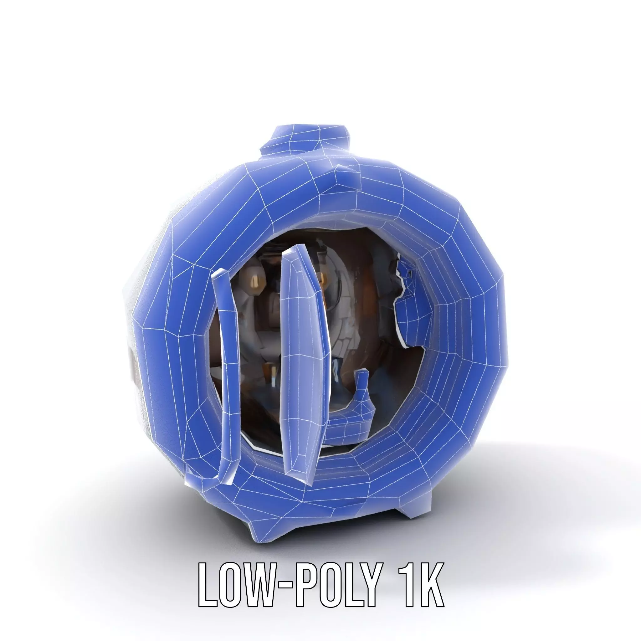 Industrial Vacuum Chamber Lights Model Pack Low-poly 3D model_9