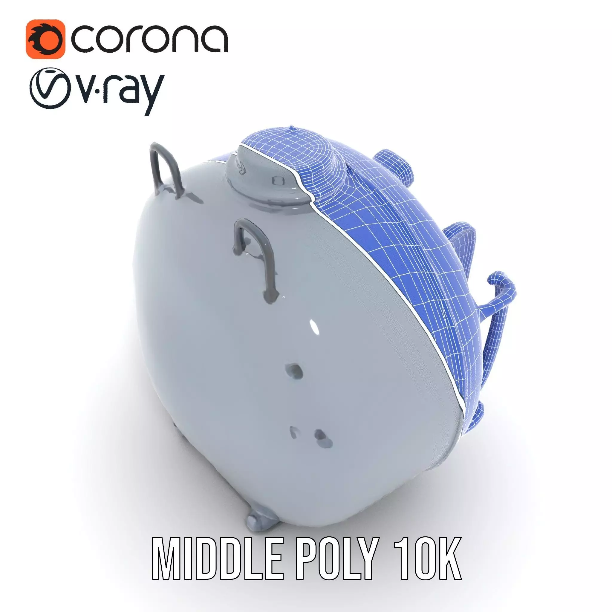 Industrial Vacuum Chamber Lights Model Pack Low-poly 3D model_24