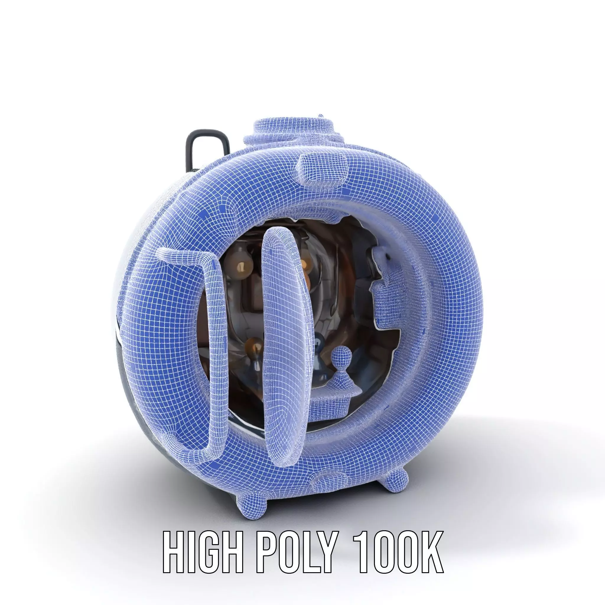 Industrial Vacuum Chamber Lights Model Pack Low-poly 3D model_4