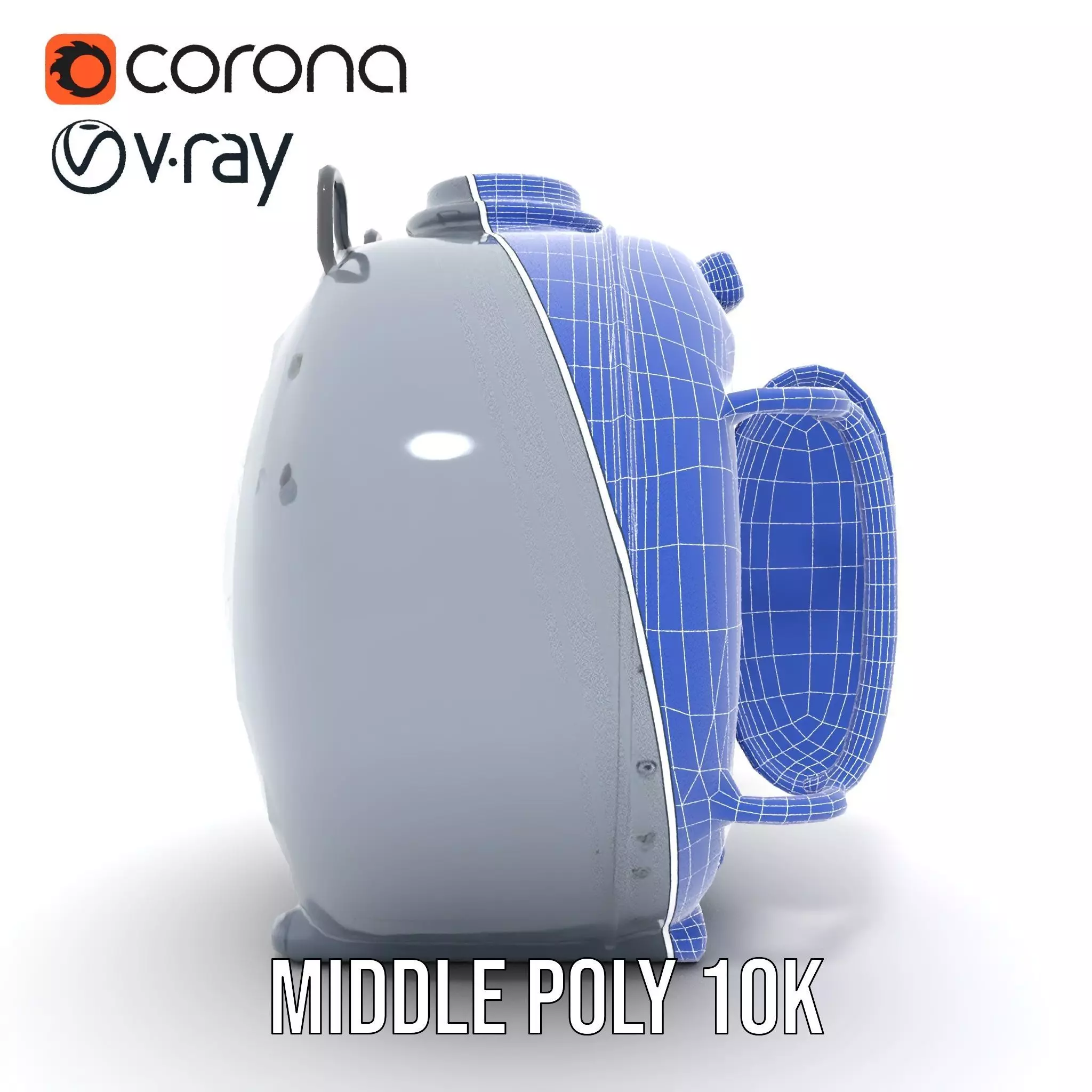 Industrial Vacuum Chamber Lights Model Pack Low-poly 3D model_26