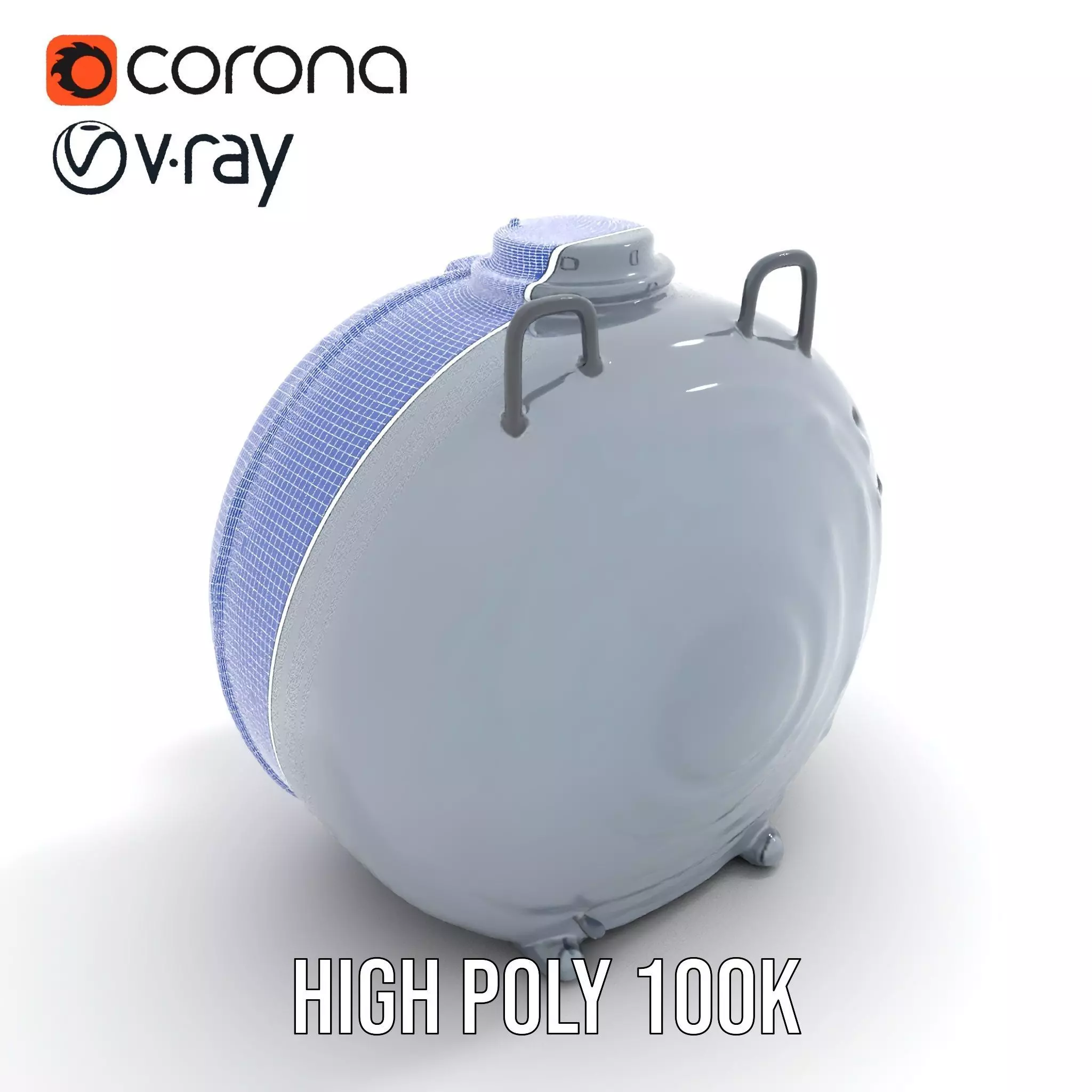 Industrial Vacuum Chamber Lights Model Pack Low-poly 3D model_31