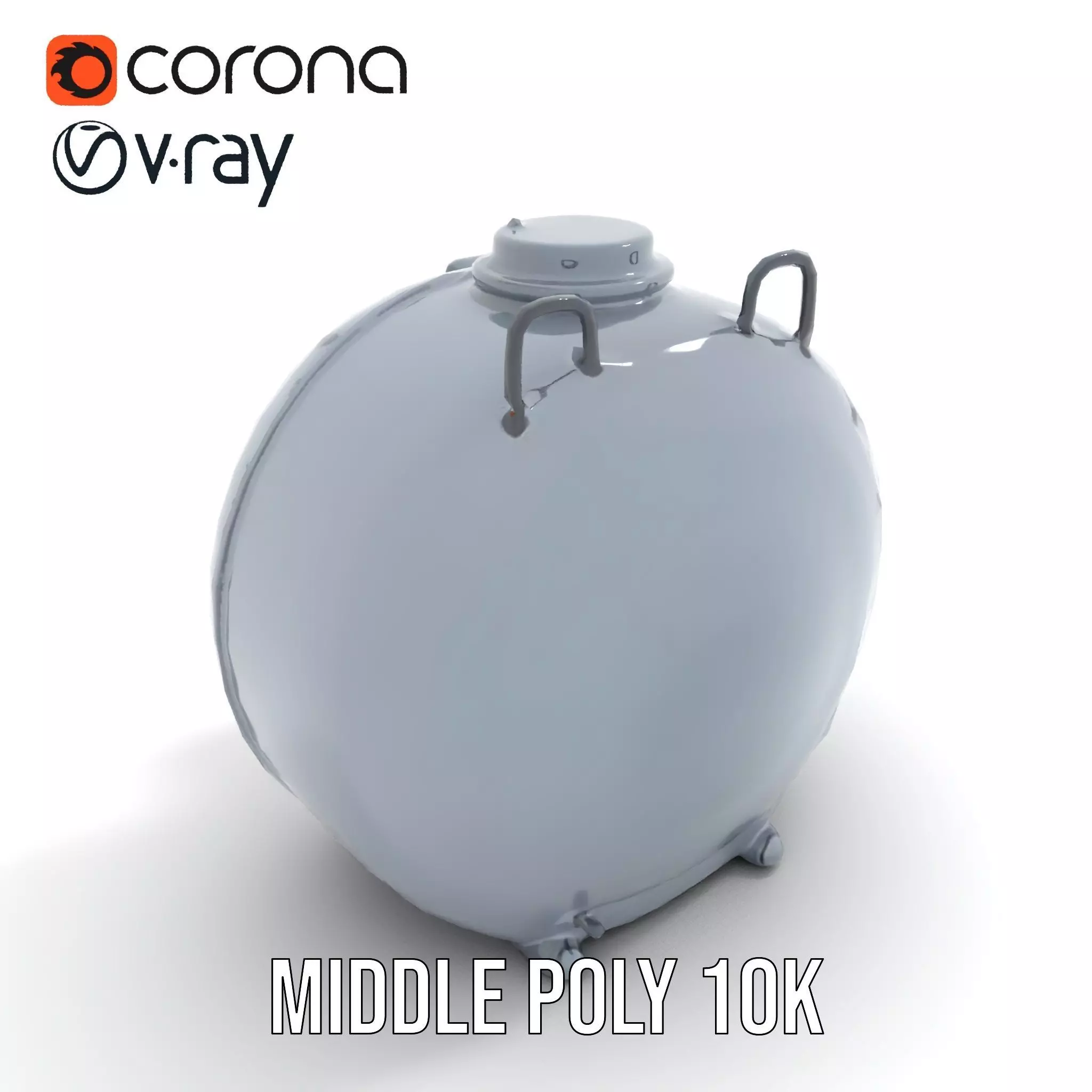 Industrial Vacuum Chamber Lights Model Pack Low-poly 3D model_5