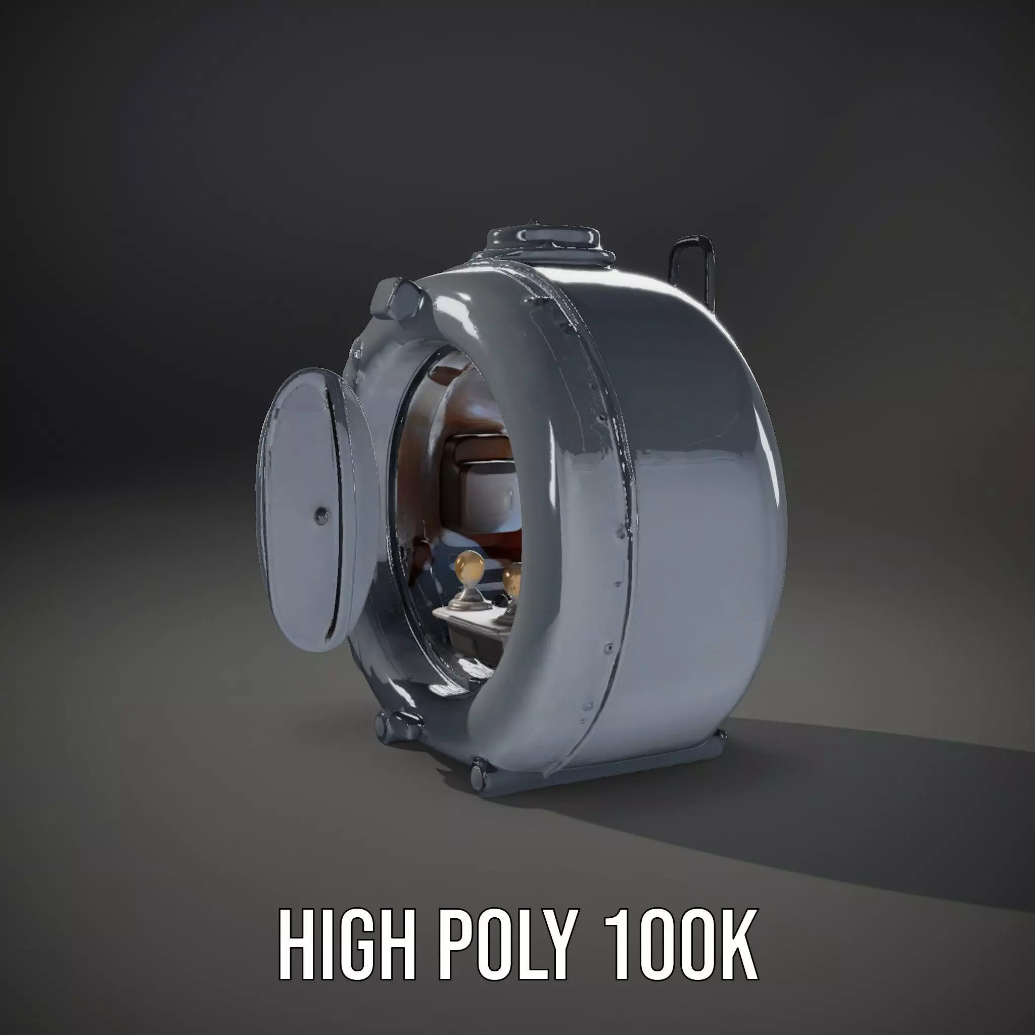 Industrial Vacuum Chamber Lights Model Pack Low-poly 3D model_8