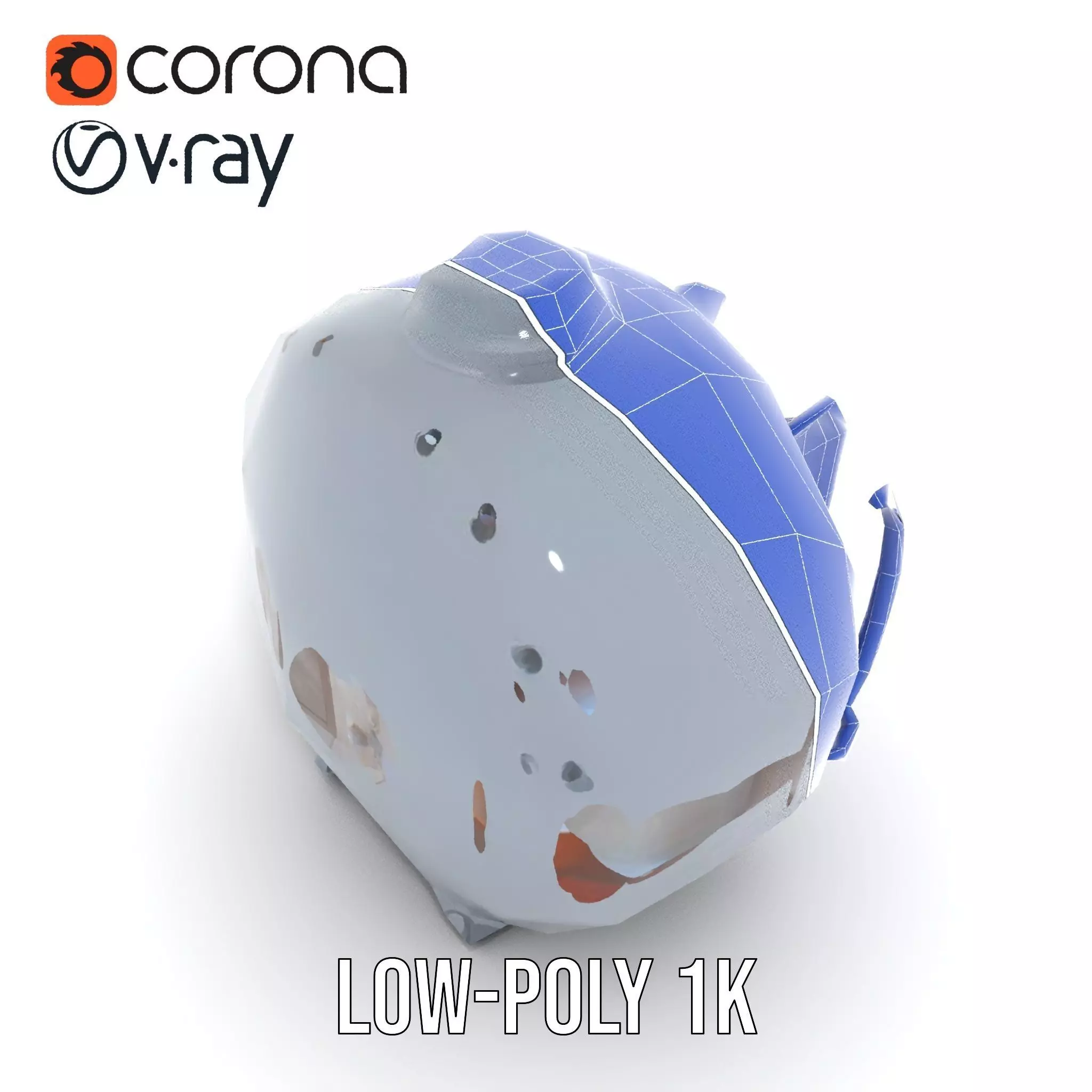 Industrial Vacuum Chamber Lights Model Pack Low-poly 3D model_19