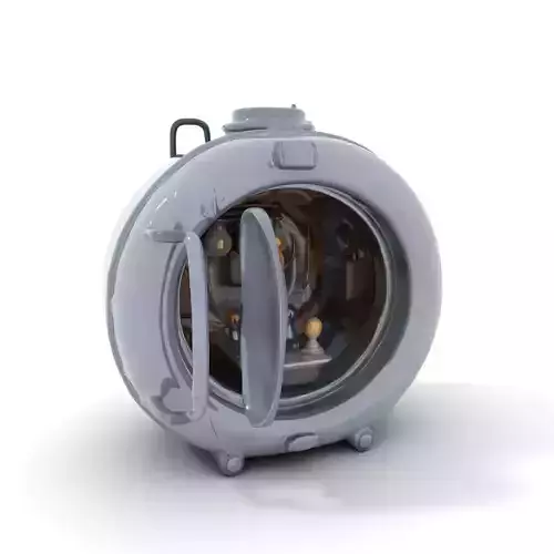 Industrial Vacuum Chamber Lights Model Pack Low-poly 3D model