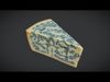 Cheese 3 Low-poly 3D model_1
