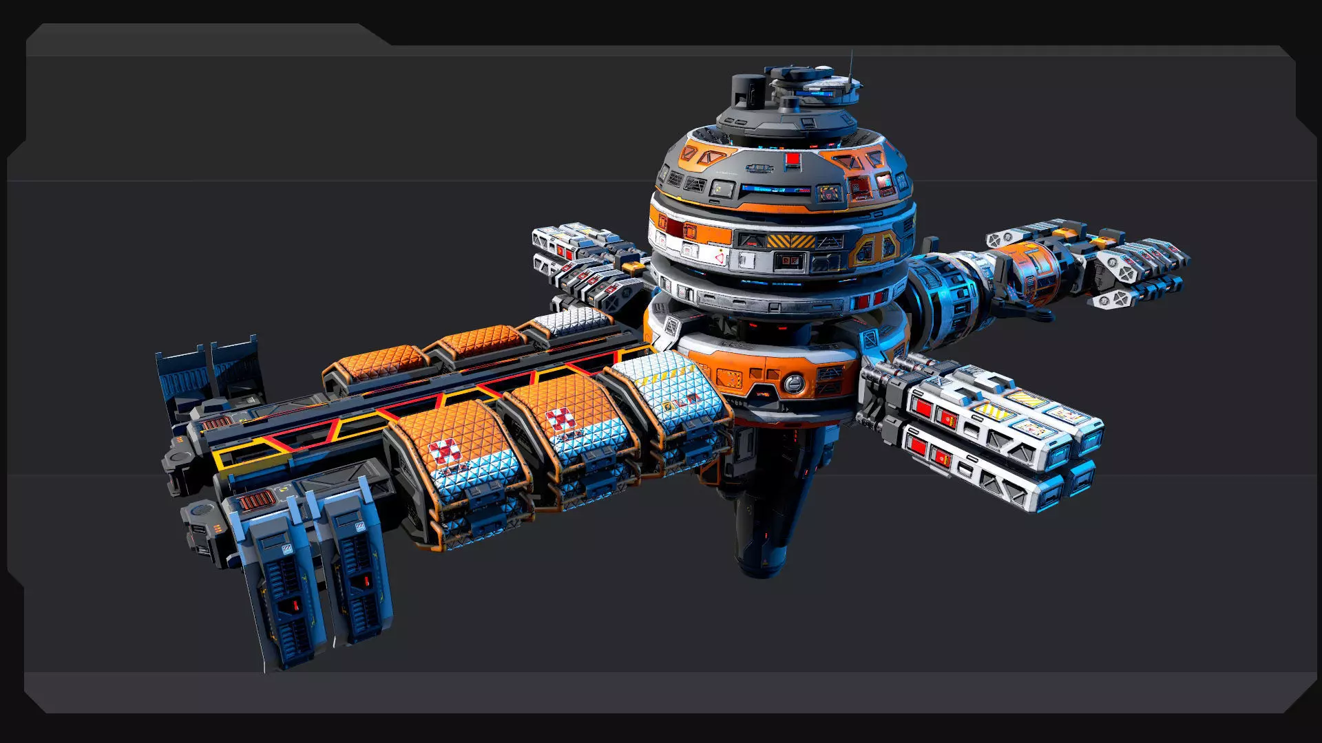 SPACE Explorer Pack Low-poly 3D model_12