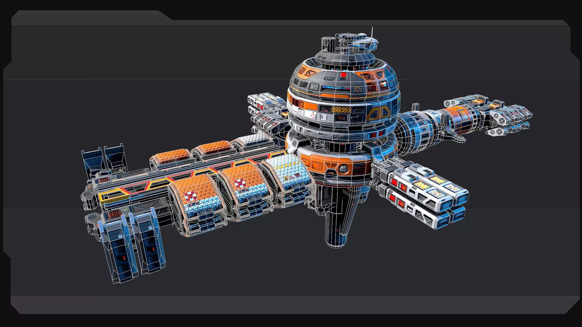 SPACE Explorer Pack Low-poly 3D model_16