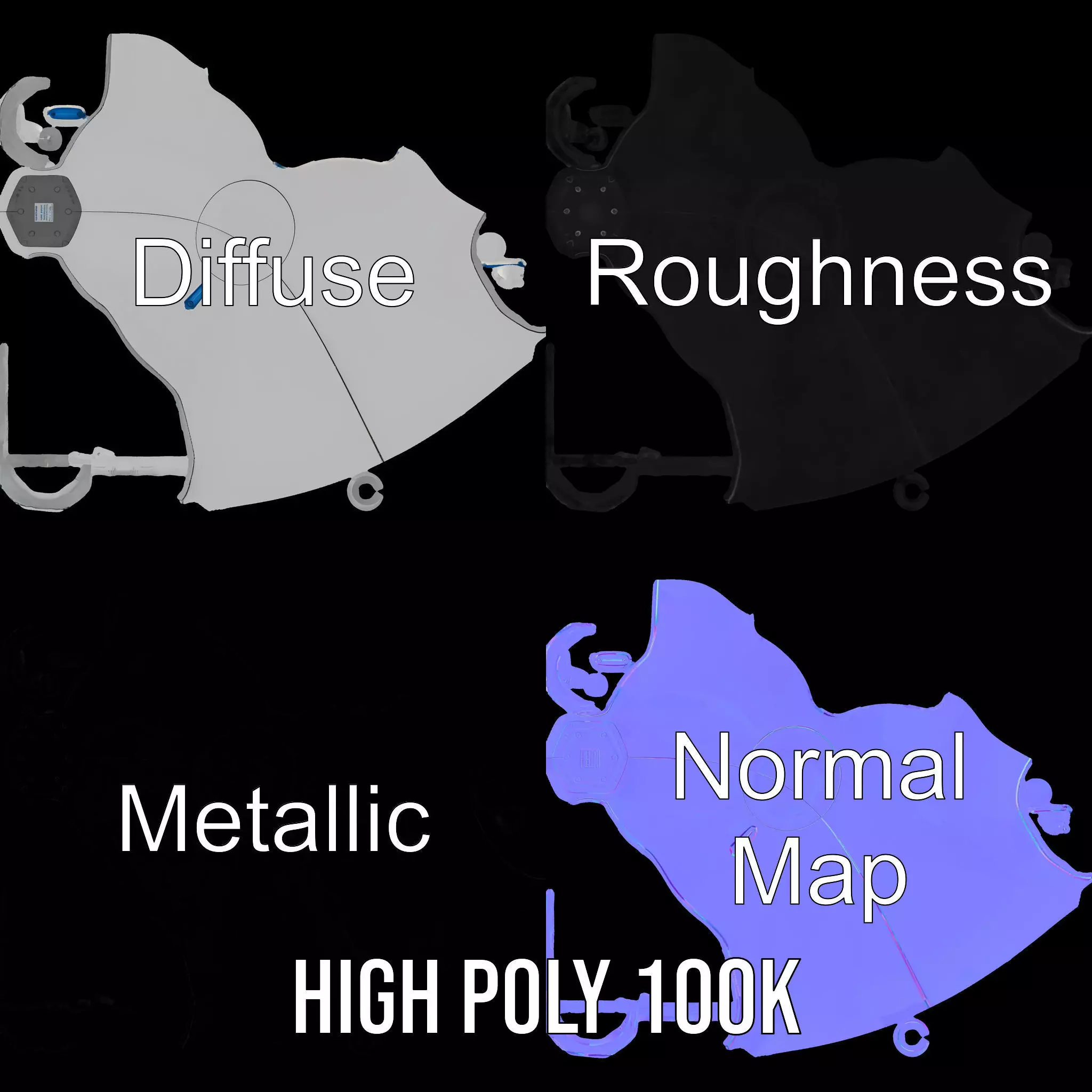 Compact Water Dispenser Model Pack Low-poly 3D model_4