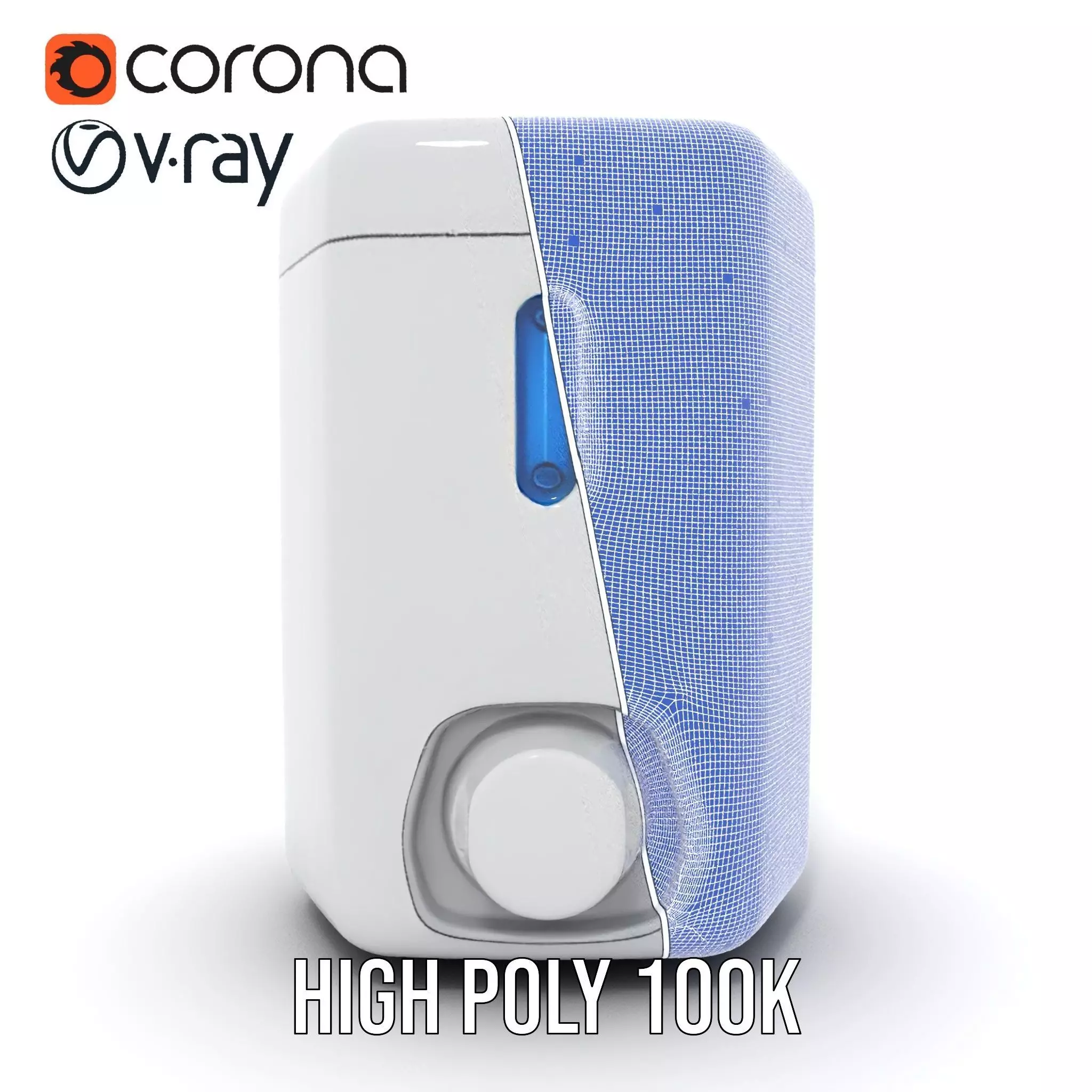 Compact Water Dispenser Model Pack Low-poly 3D model_35