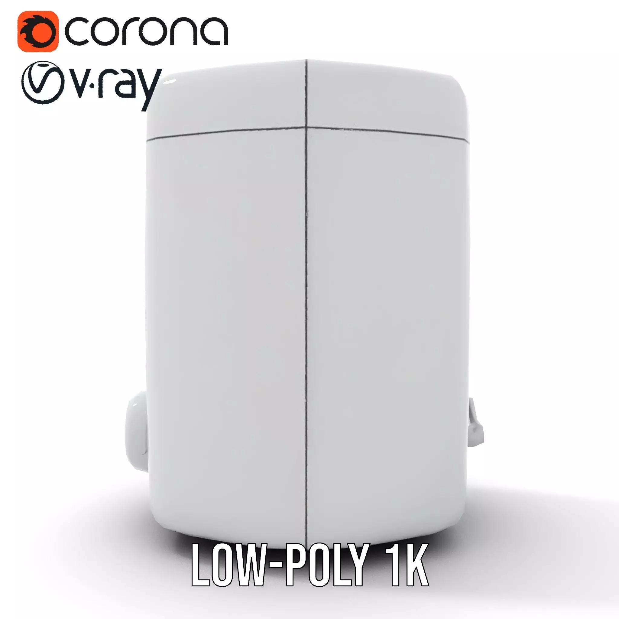 Compact Water Dispenser Model Pack Low-poly 3D model_26