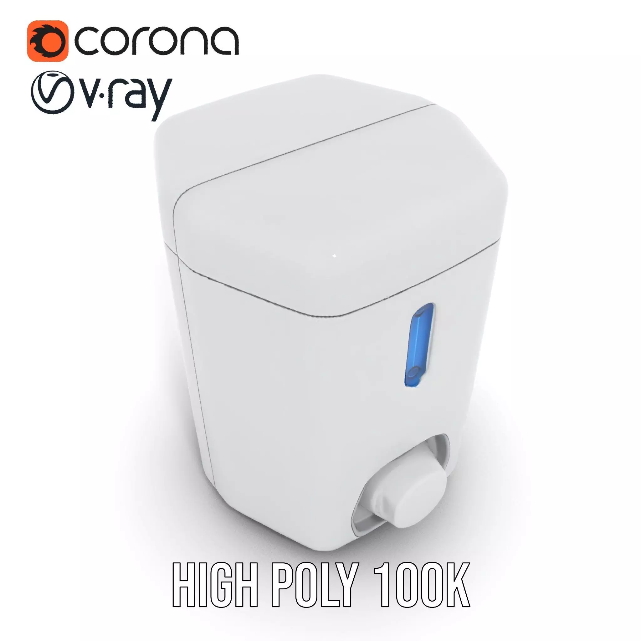 Compact Water Dispenser Model Pack Low-poly 3D model_18