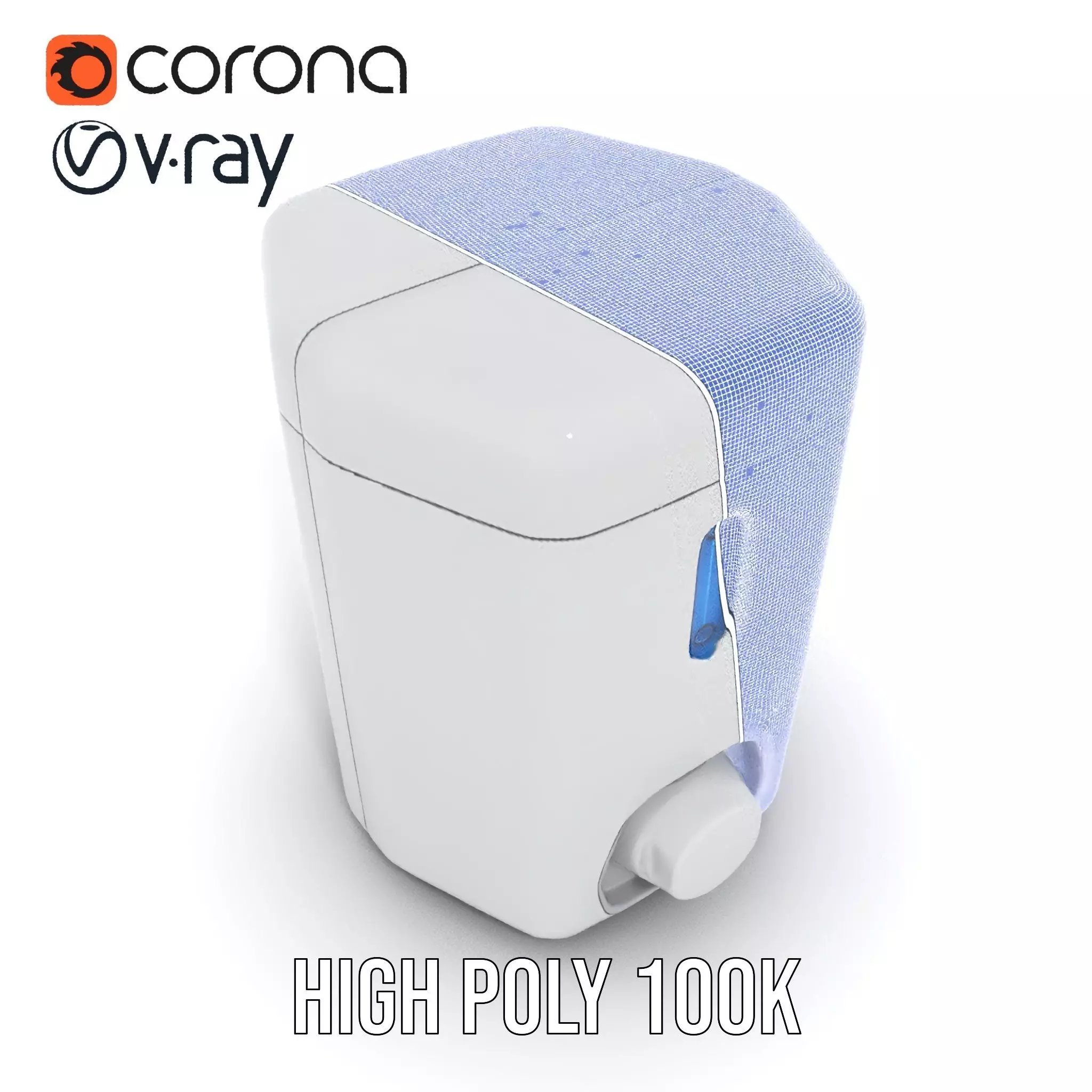 Compact Water Dispenser Model Pack Low-poly 3D model_27