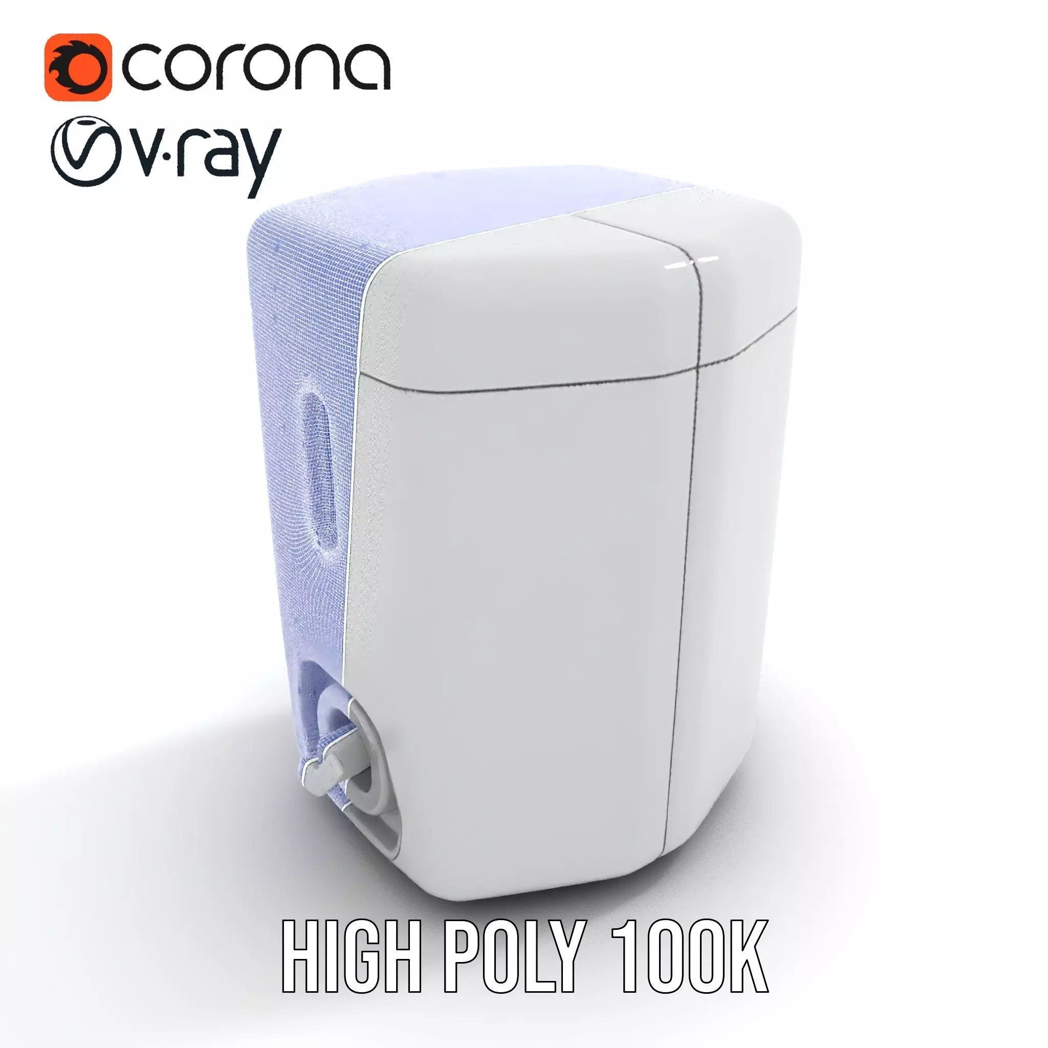 Compact Water Dispenser Model Pack Low-poly 3D model_30