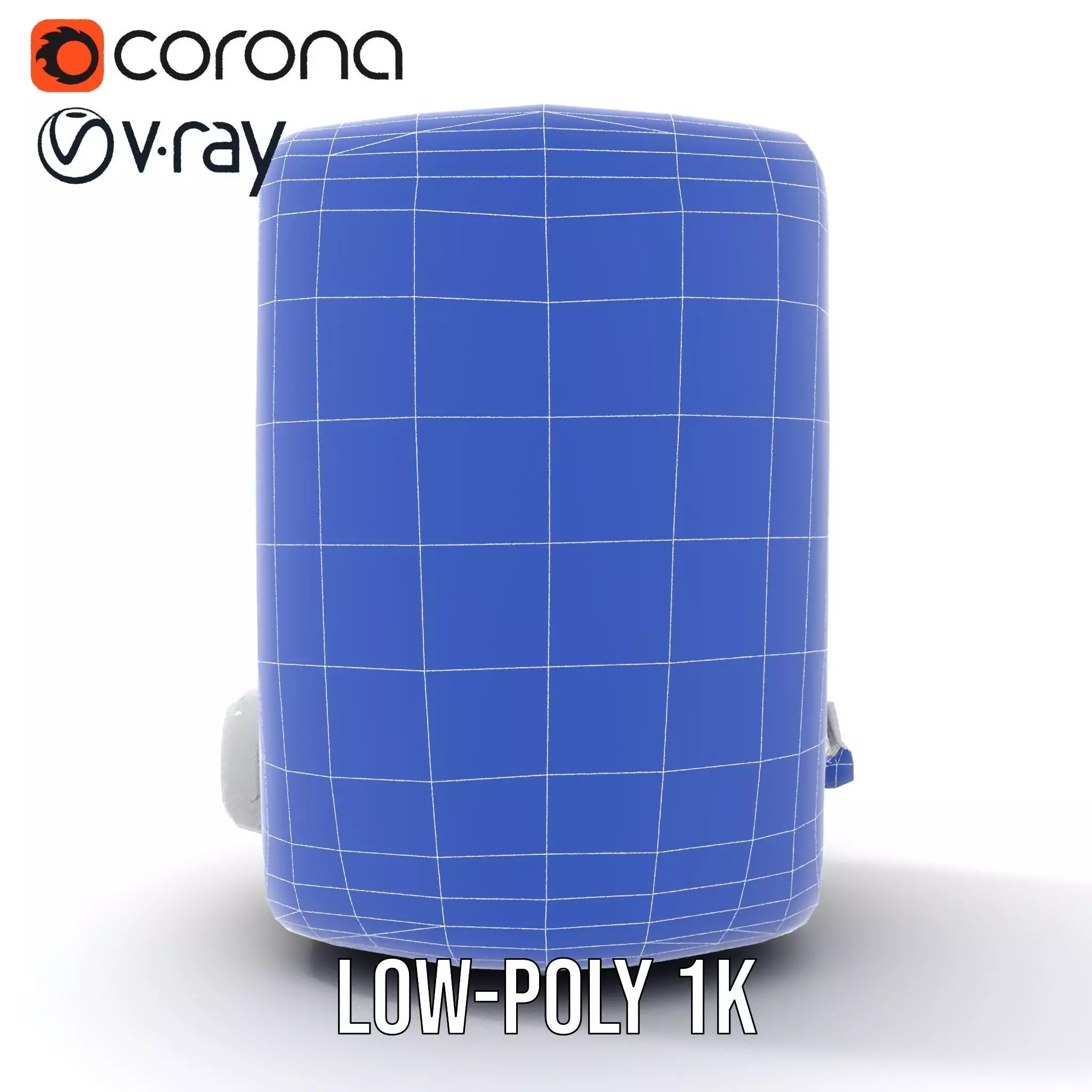 Compact Water Dispenser Model Pack Low-poly 3D model_29