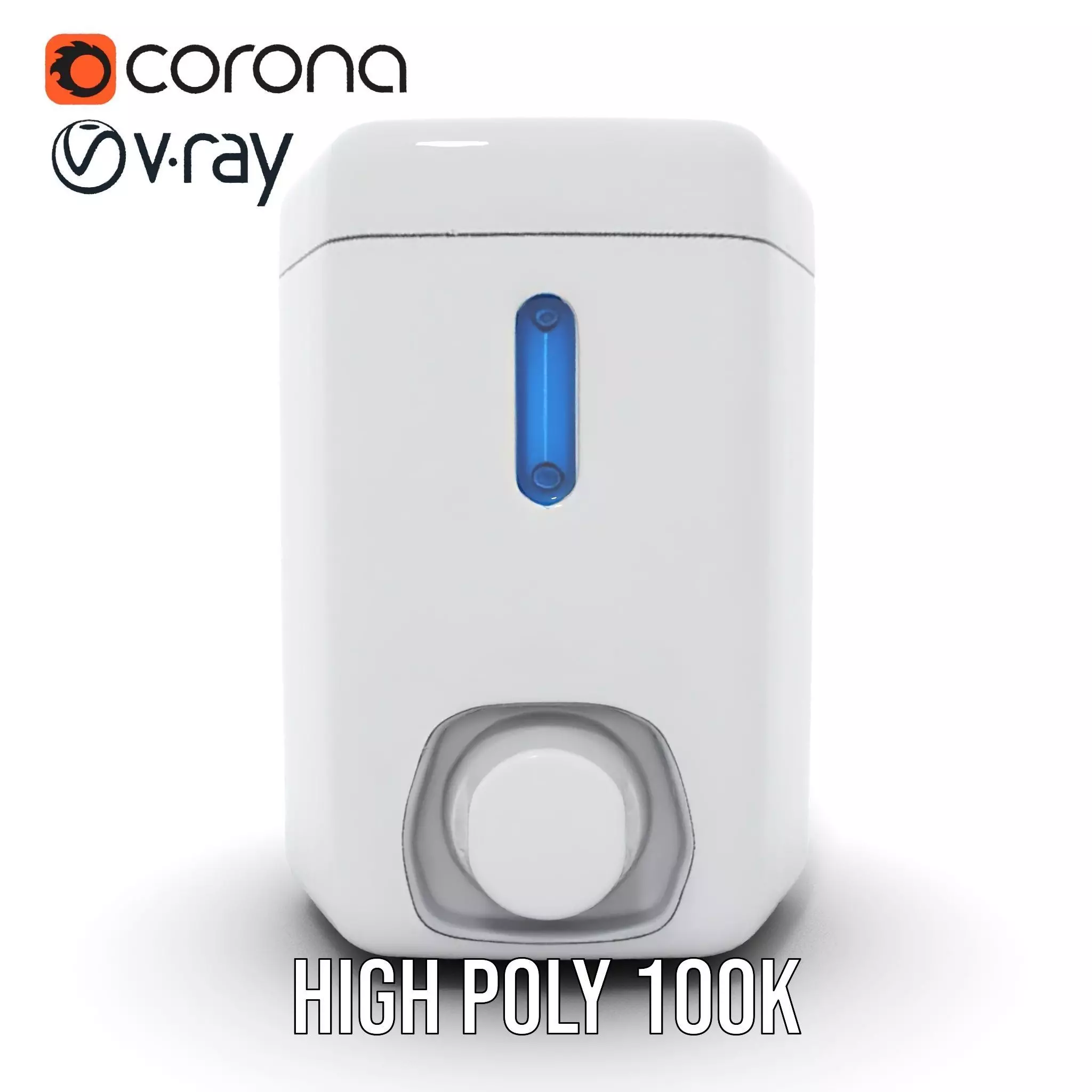 Compact Water Dispenser Model Pack Low-poly 3D model_33