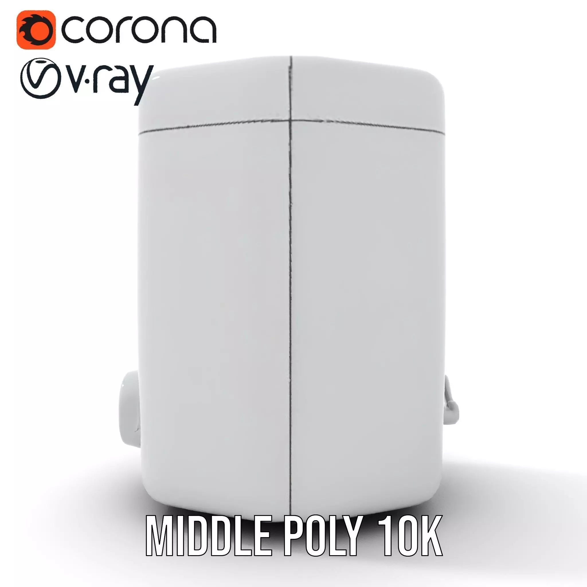 Compact Water Dispenser Model Pack Low-poly 3D model_14