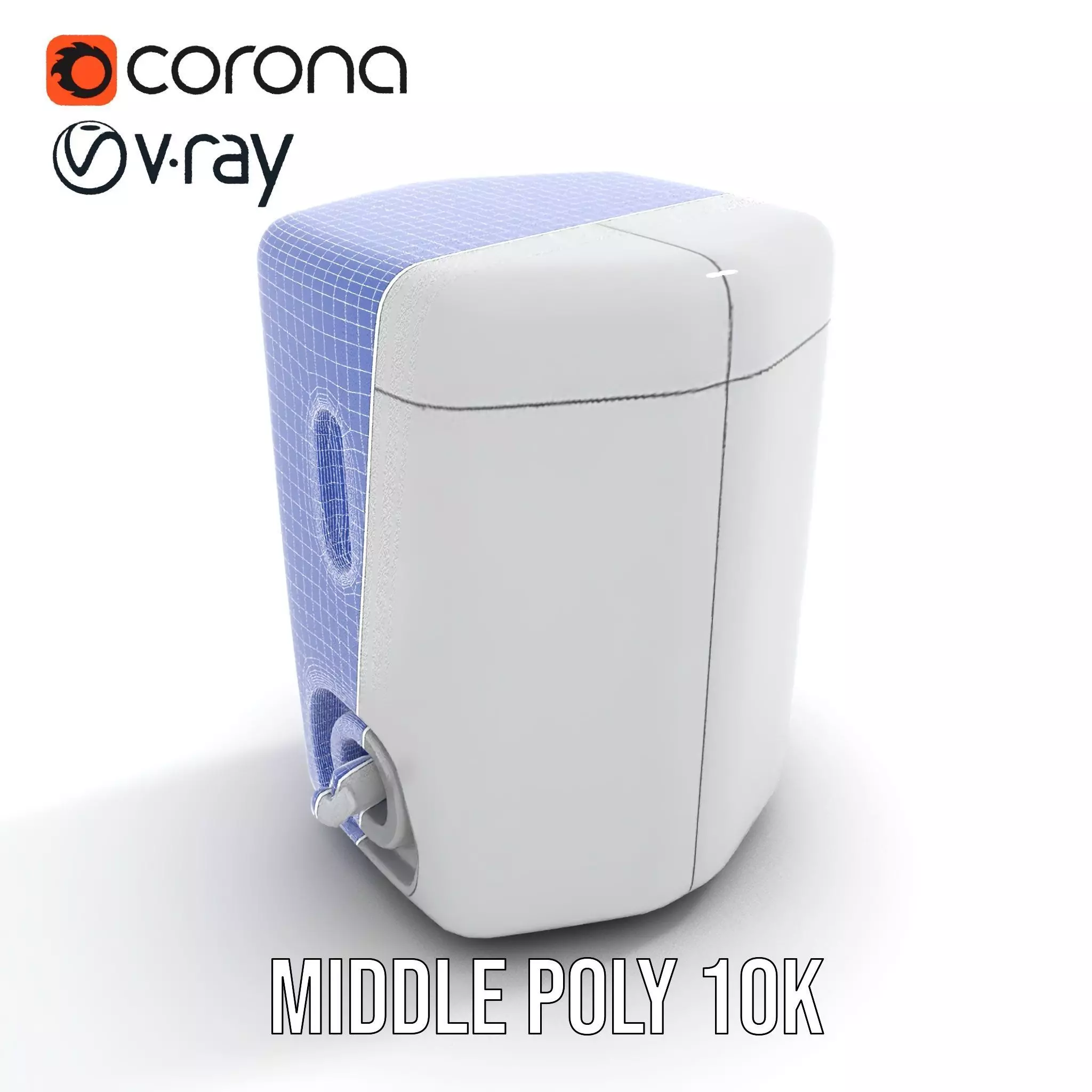 Compact Water Dispenser Model Pack Low-poly 3D model_22