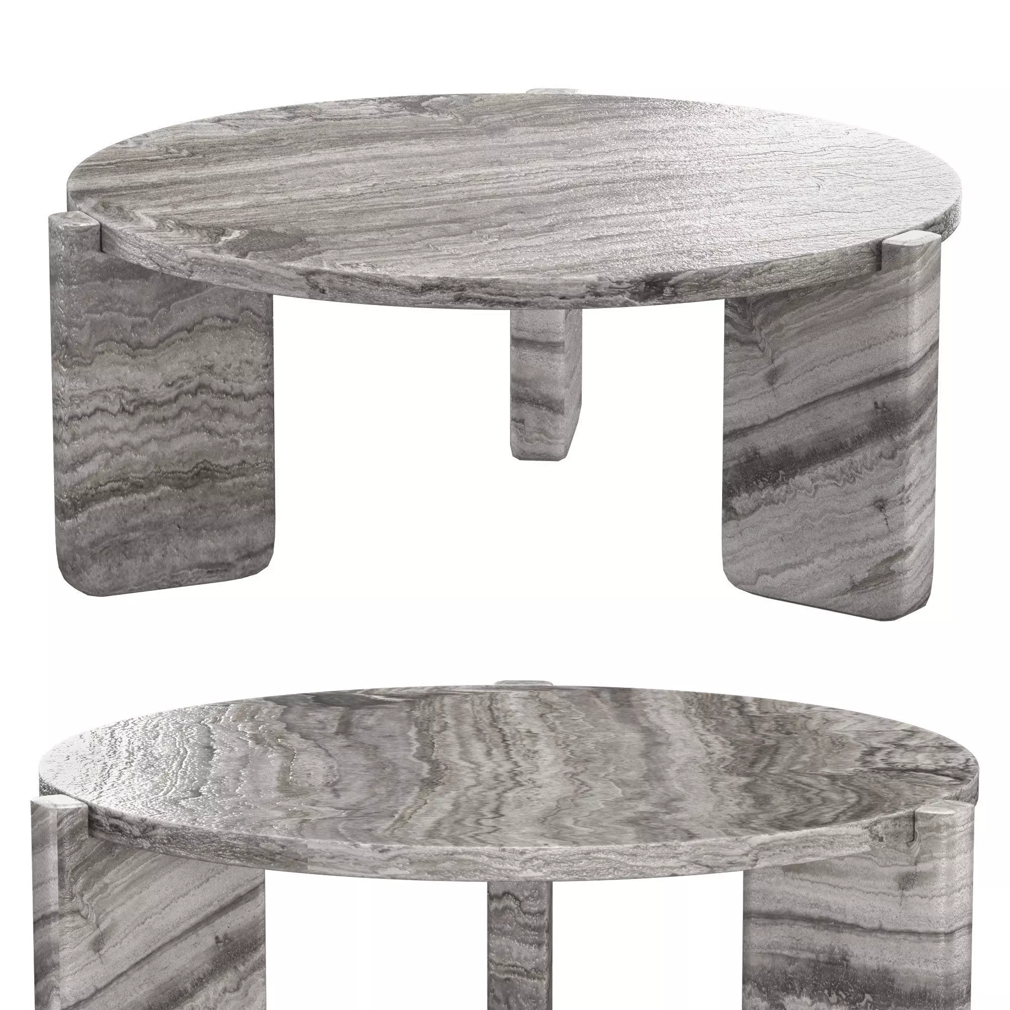 Lonelle Stone Coffee Table 3D model_0