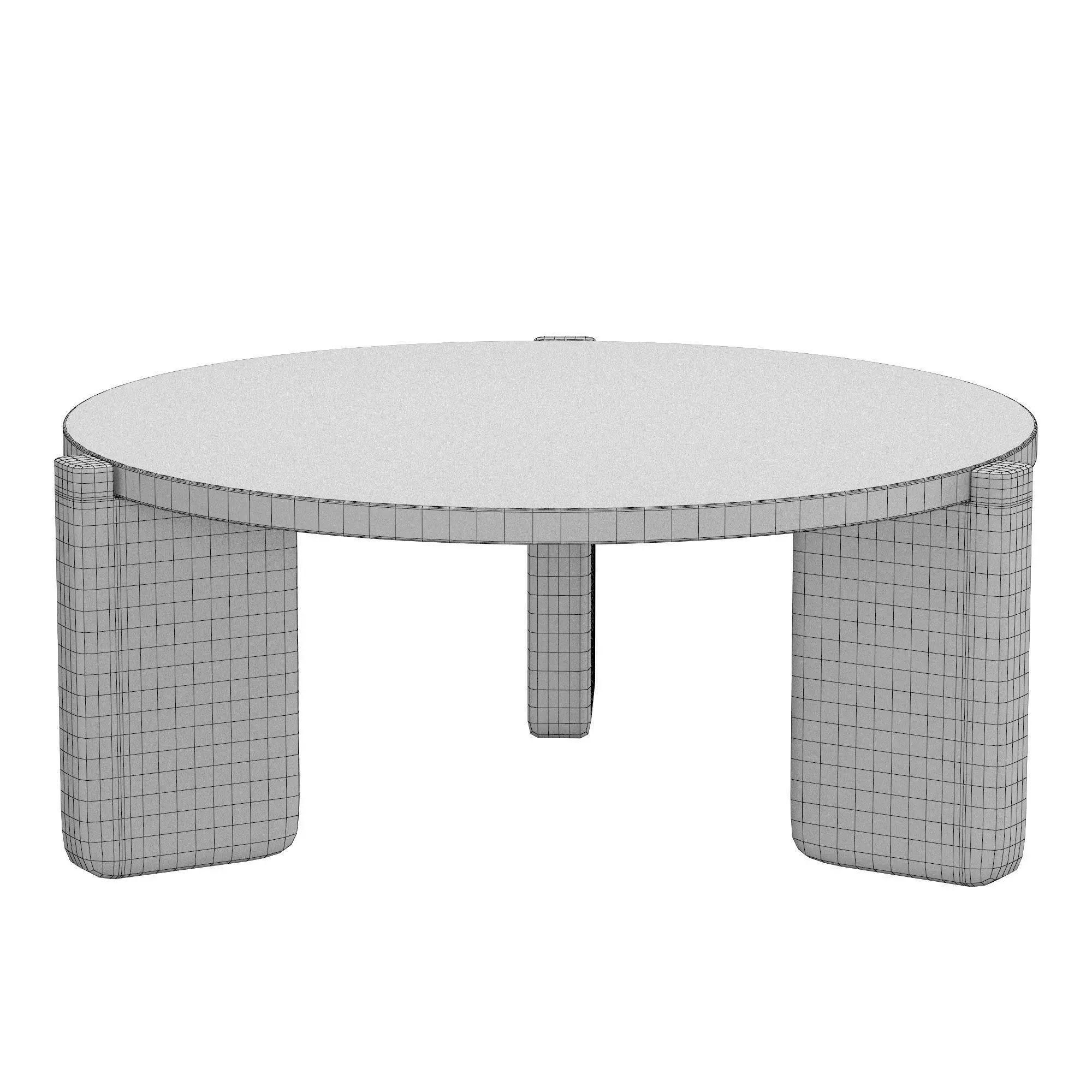 Lonelle Stone Coffee Table 3D model_4