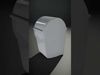 Modern White Trash Bin Model Pack Low-poly 3D model_2