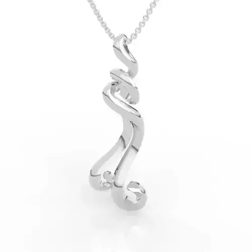 Stunning Twist Design Pendant