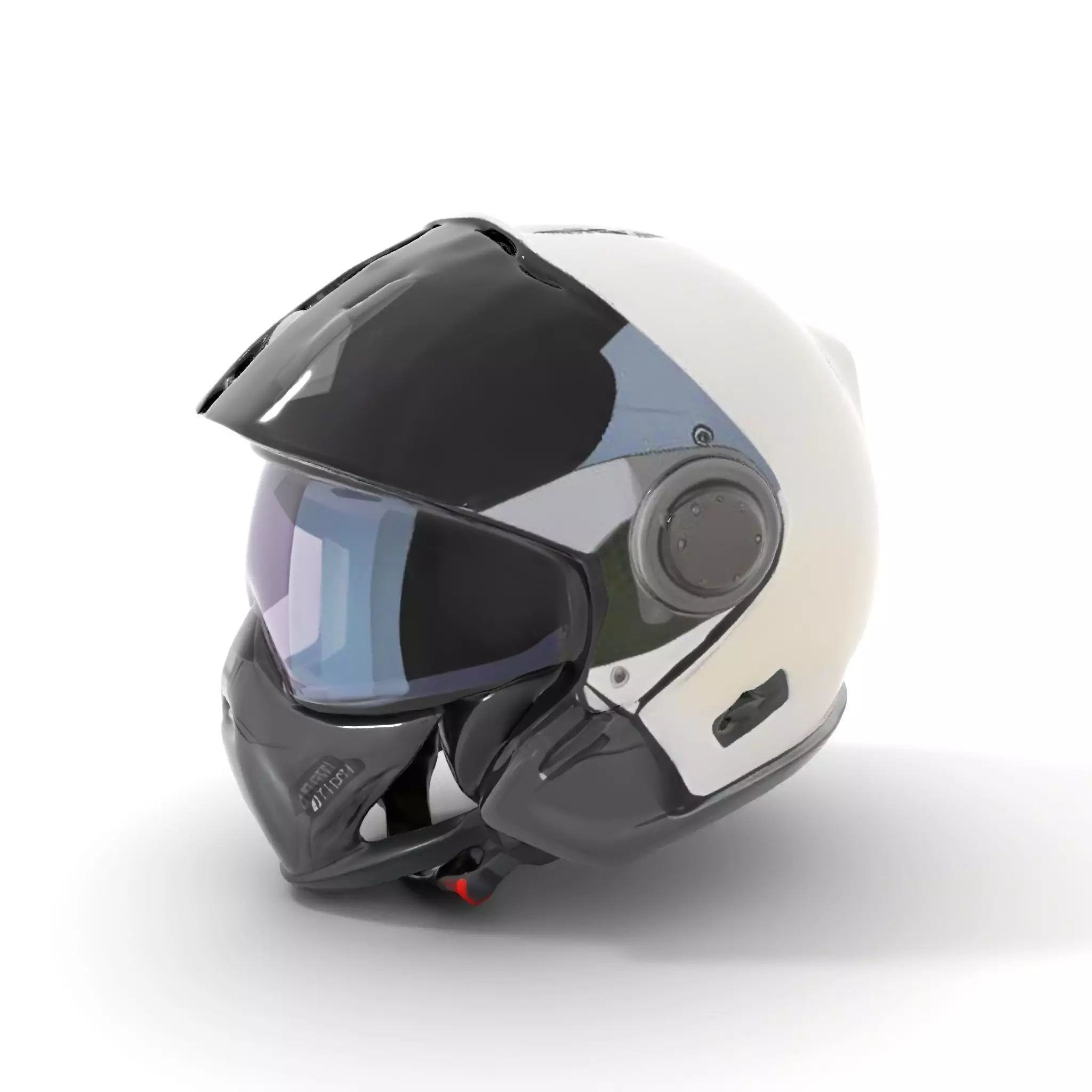 Futuristic Motorcycle Helmet Model Pack Low-poly 3D model_0