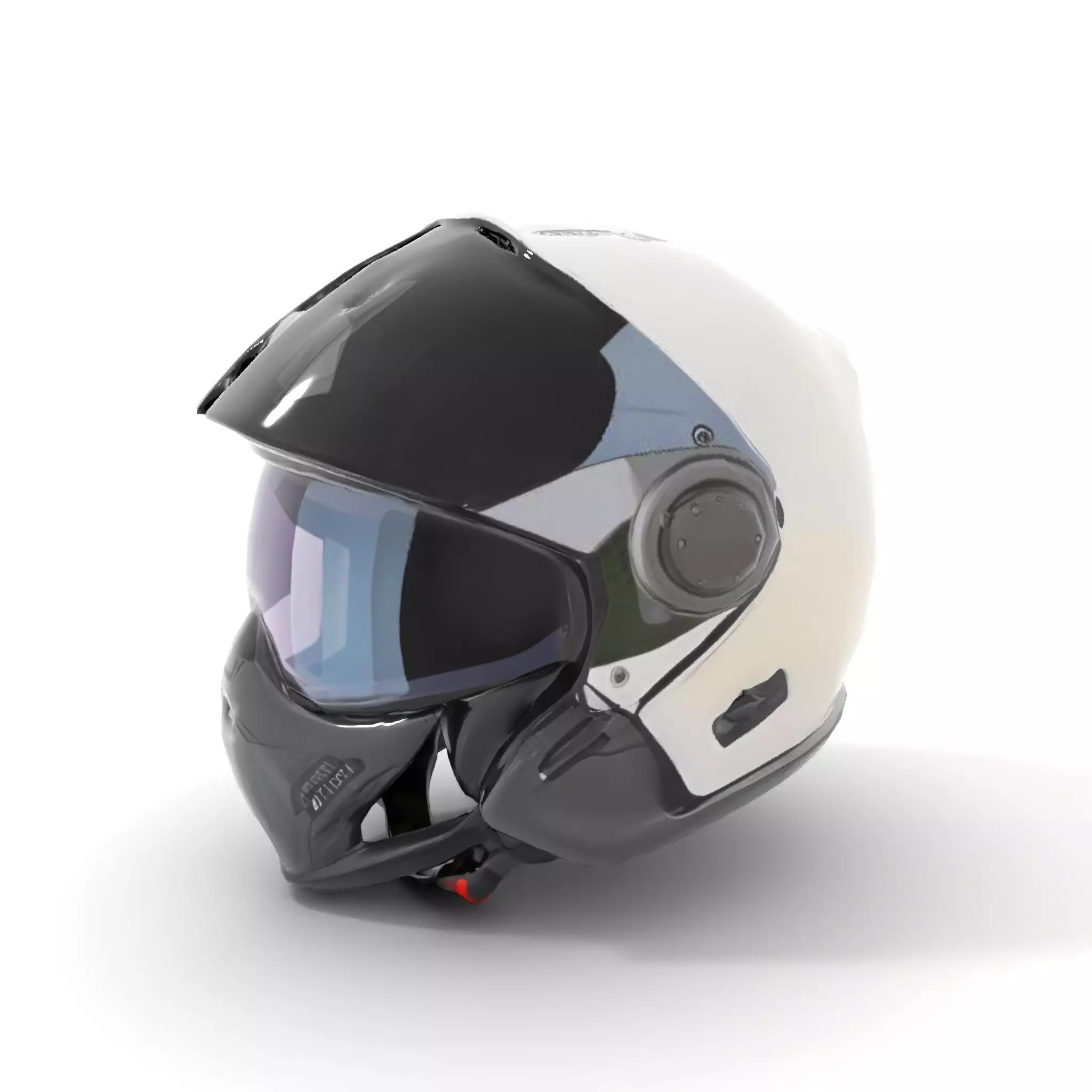 Futuristic Motorcycle Helmet Model Pack Low-poly 3D model_10